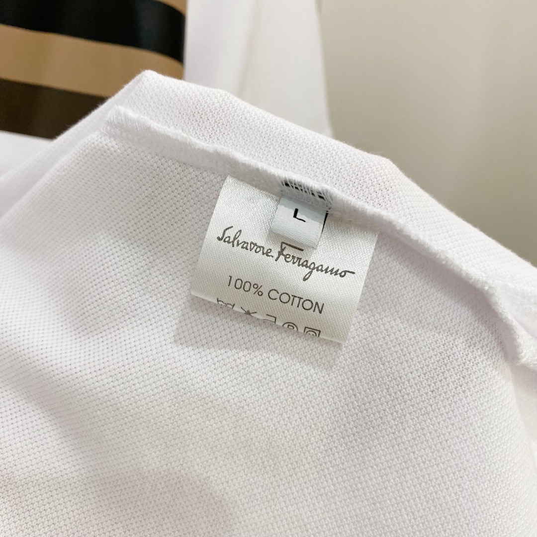  菲拉格慕 2025ss夏季新款 logo男士翻领Polo衫！经典商务男款，高端男装的天花板级别的商务男