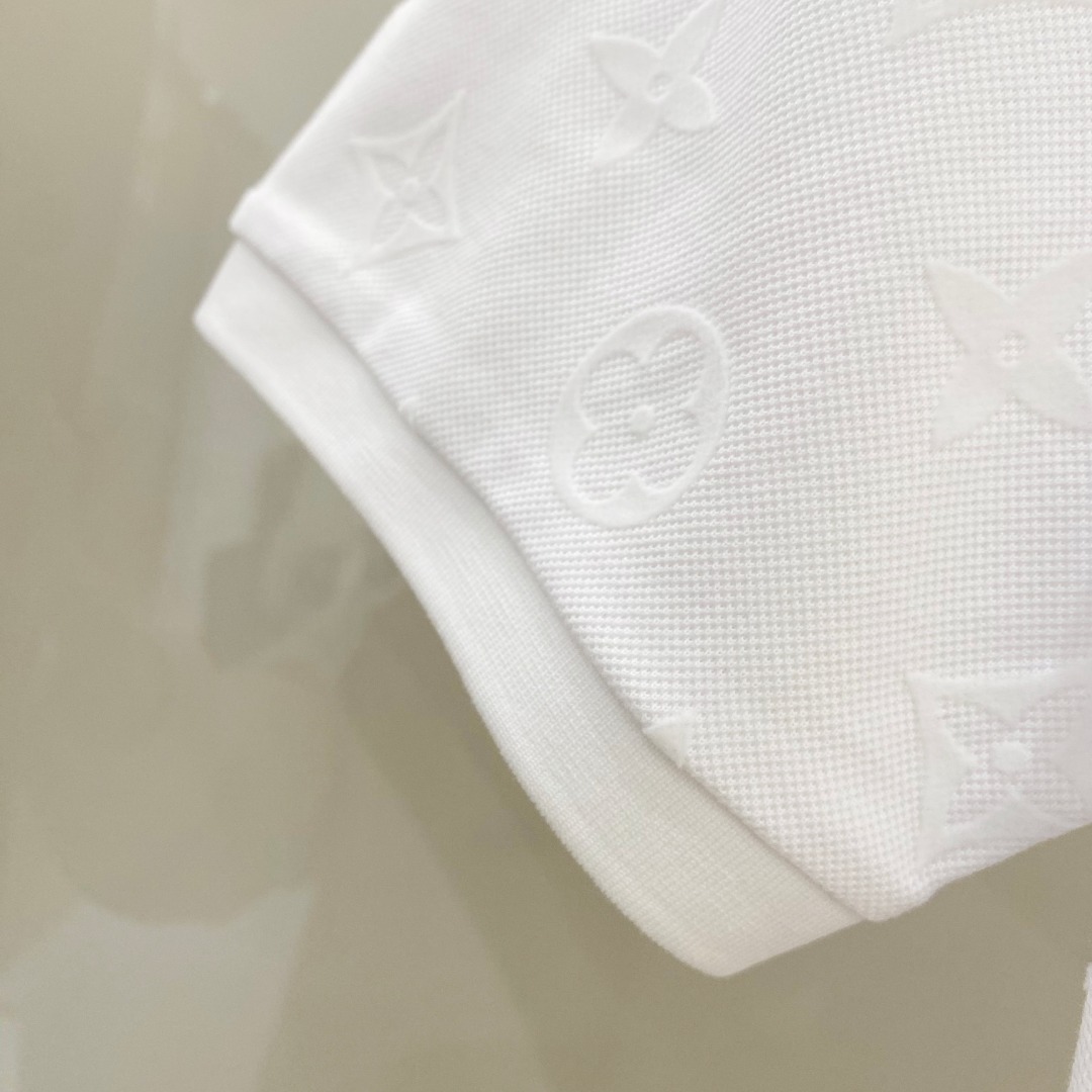  LV 2025ss夏季新款 logo男士翻领Polo衫！经典商务男款，高端男装的天花板级别的商务男款！