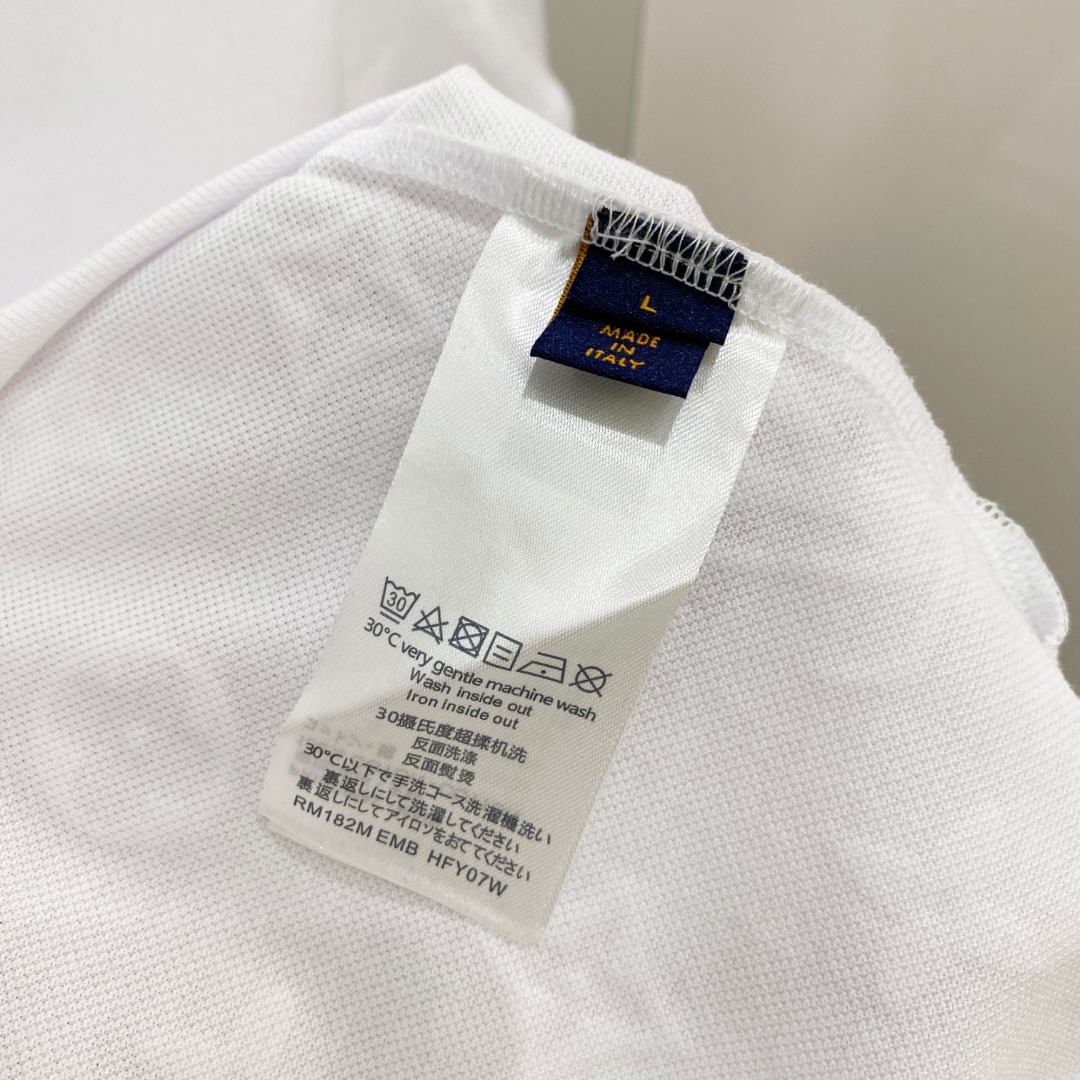  LV 2025ss夏季新款 logo男士翻领Polo衫！经典商务男款，高端男装的天花板级别的商务男款！