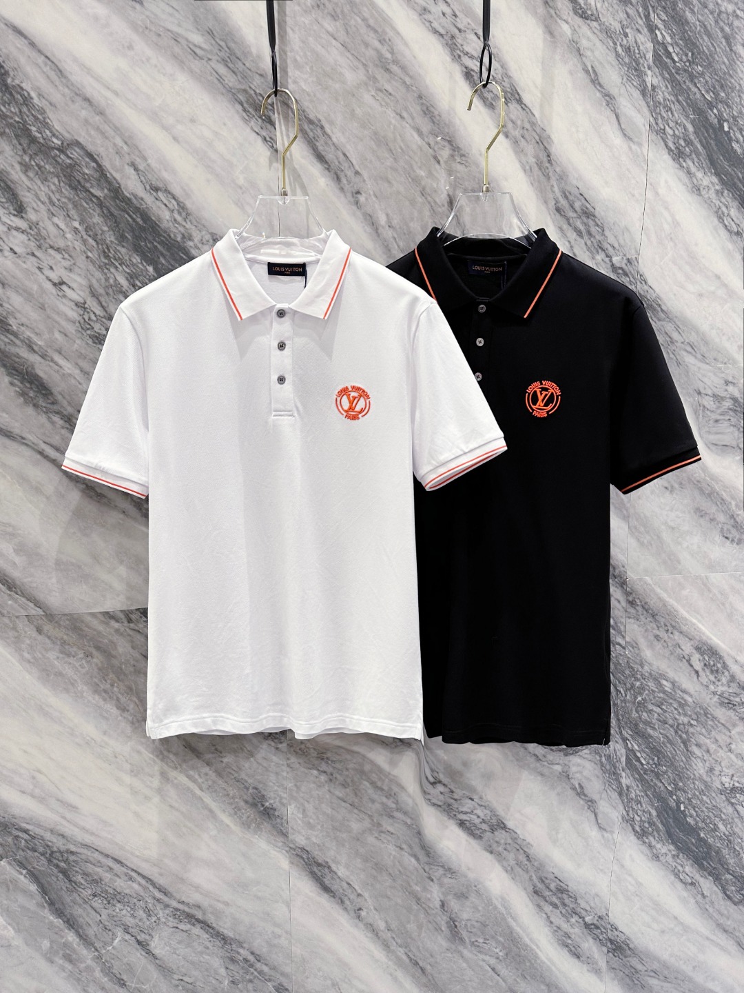  LV 2025ss夏季新款 logo男士翻领Polo衫！经典商务男款，高端男装的天花板级别的商务男款！