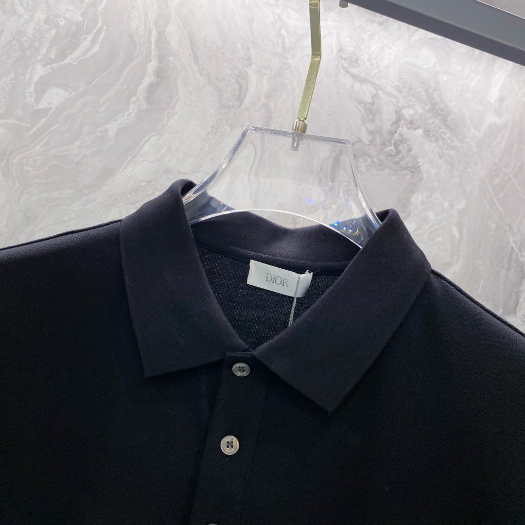 迪奥 2026ss夏季新款 logo男士翻领Polo衫！经典商务男款，高端男装的天花板级别的商务男款！简