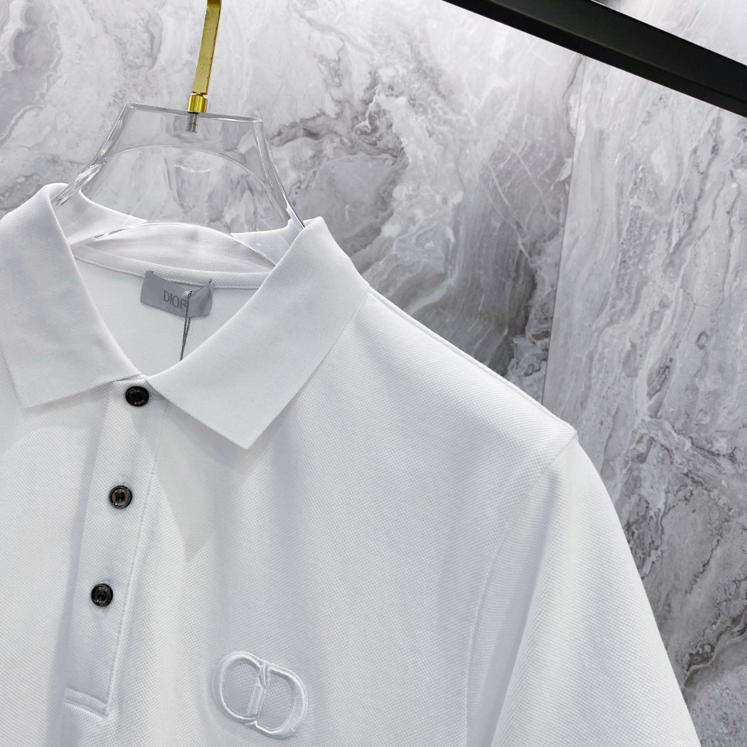 迪奥 2026ss夏季新款 logo男士翻领Polo衫！经典商务男款，高端男装的天花板级别的商务男款！简