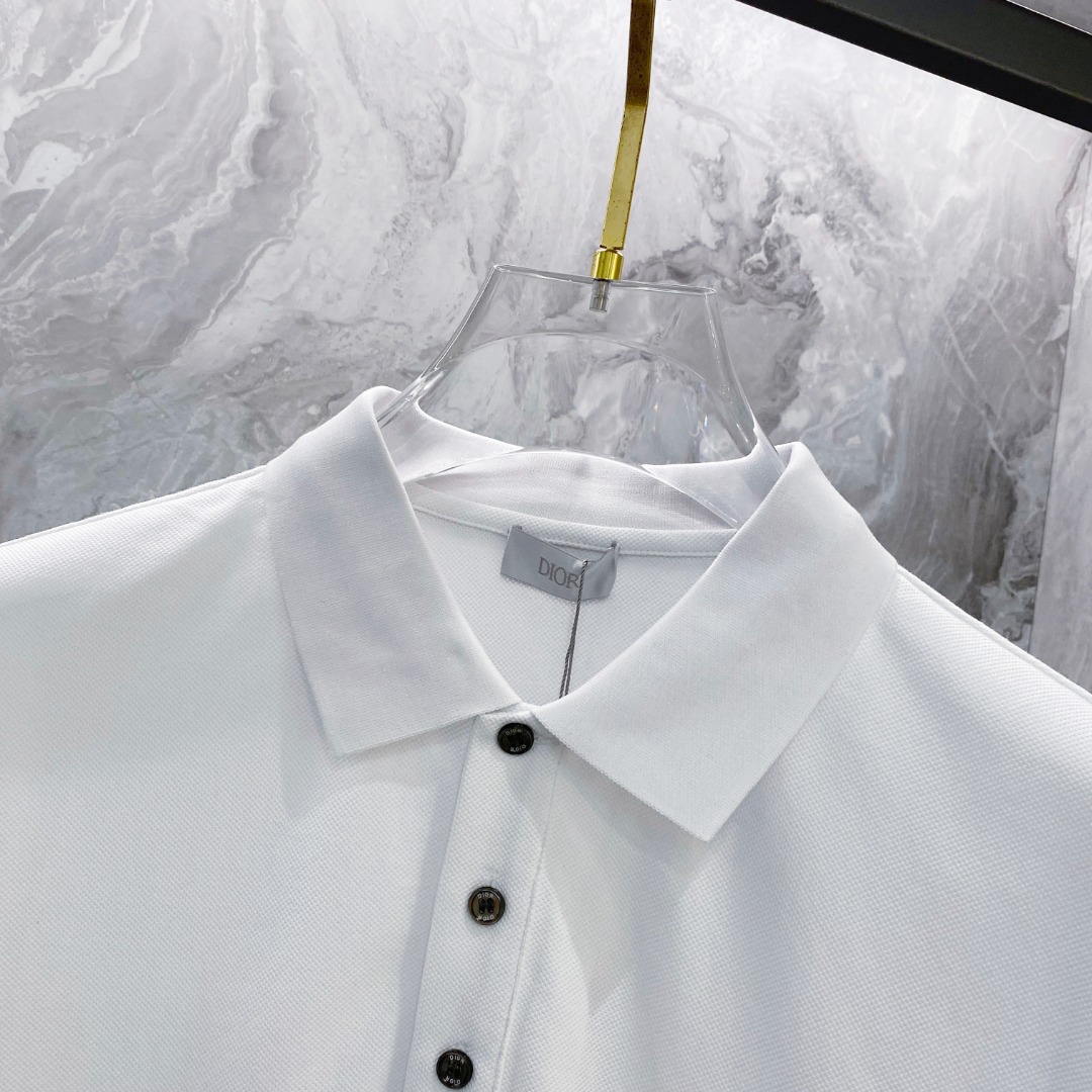 迪奥 2026ss夏季新款 logo男士翻领Polo衫！经典商务男款，高端男装的天花板级别的商务男款！简