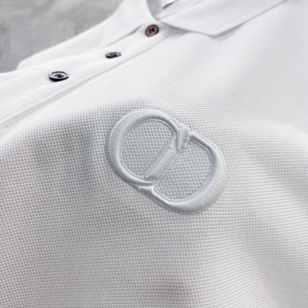 迪奥 2026ss夏季新款 logo男士翻领Polo衫！经典商务男款，高端男装的天花板级别的商务男款！简