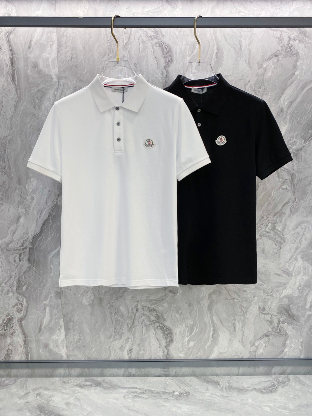 蒙口 2026ss夏季新款 logo男士翻领Polo衫！经典商务男款，高端男装的天花板级别的商务男款！简