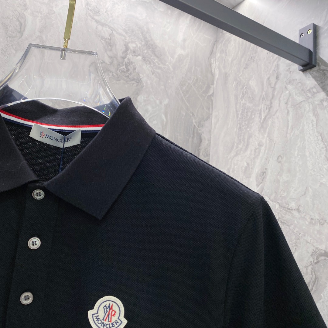 蒙口 2026ss夏季新款 logo男士翻领Polo衫！经典商务男款，高端男装的天花板级别的商务男款！简