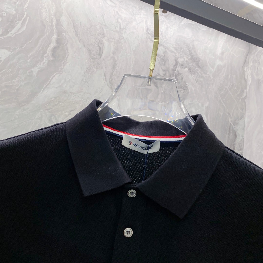 蒙口 2026ss夏季新款 logo男士翻领Polo衫！经典商务男款，高端男装的天花板级别的商务男款！简