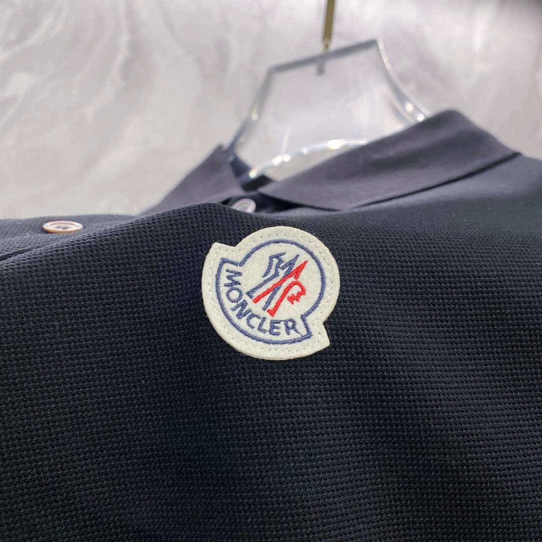 蒙口 2026ss夏季新款 logo男士翻领Polo衫！经典商务男款，高端男装的天花板级别的商务男款！简