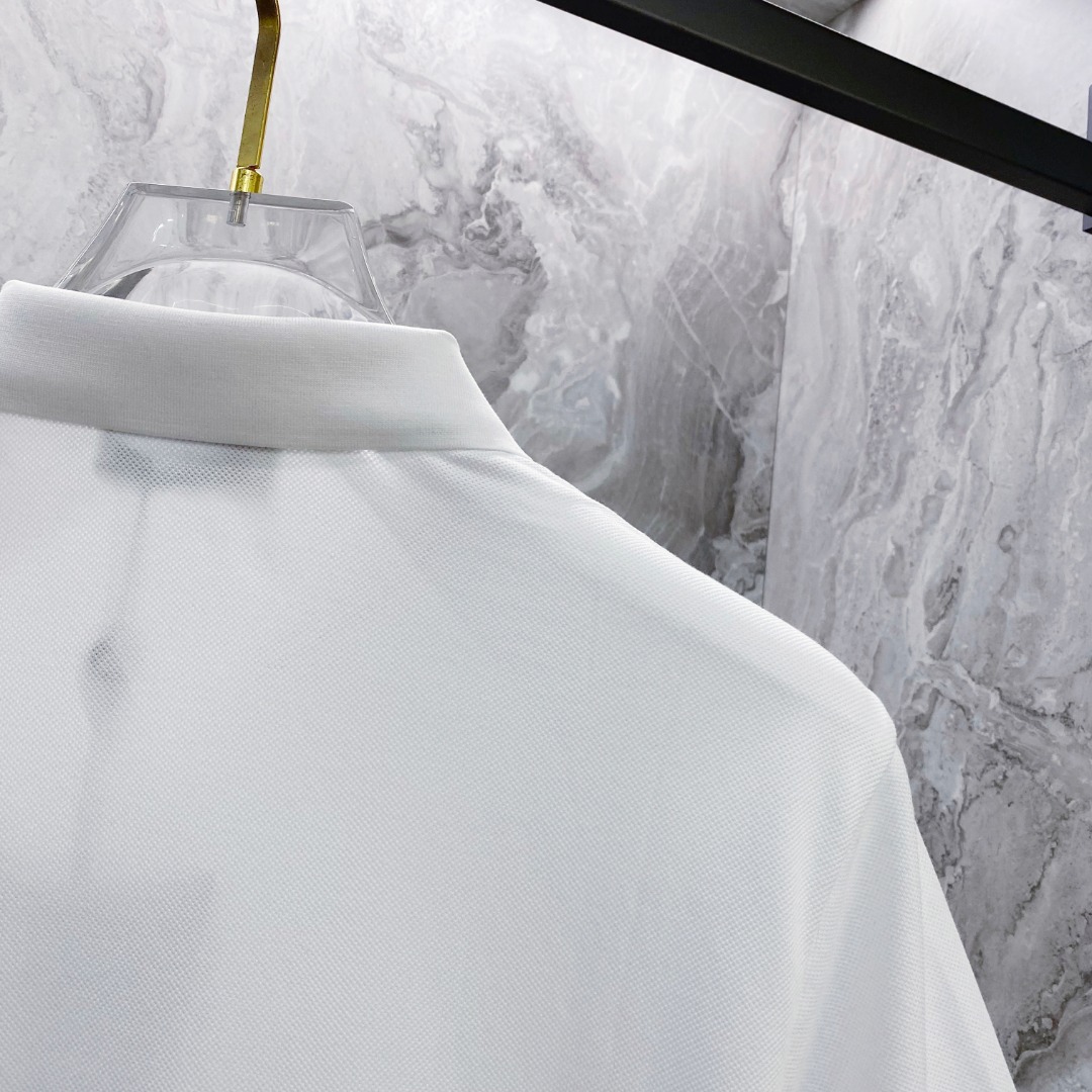 蒙口 2026ss夏季新款 logo男士翻领Polo衫！经典商务男款，高端男装的天花板级别的商务男款！简