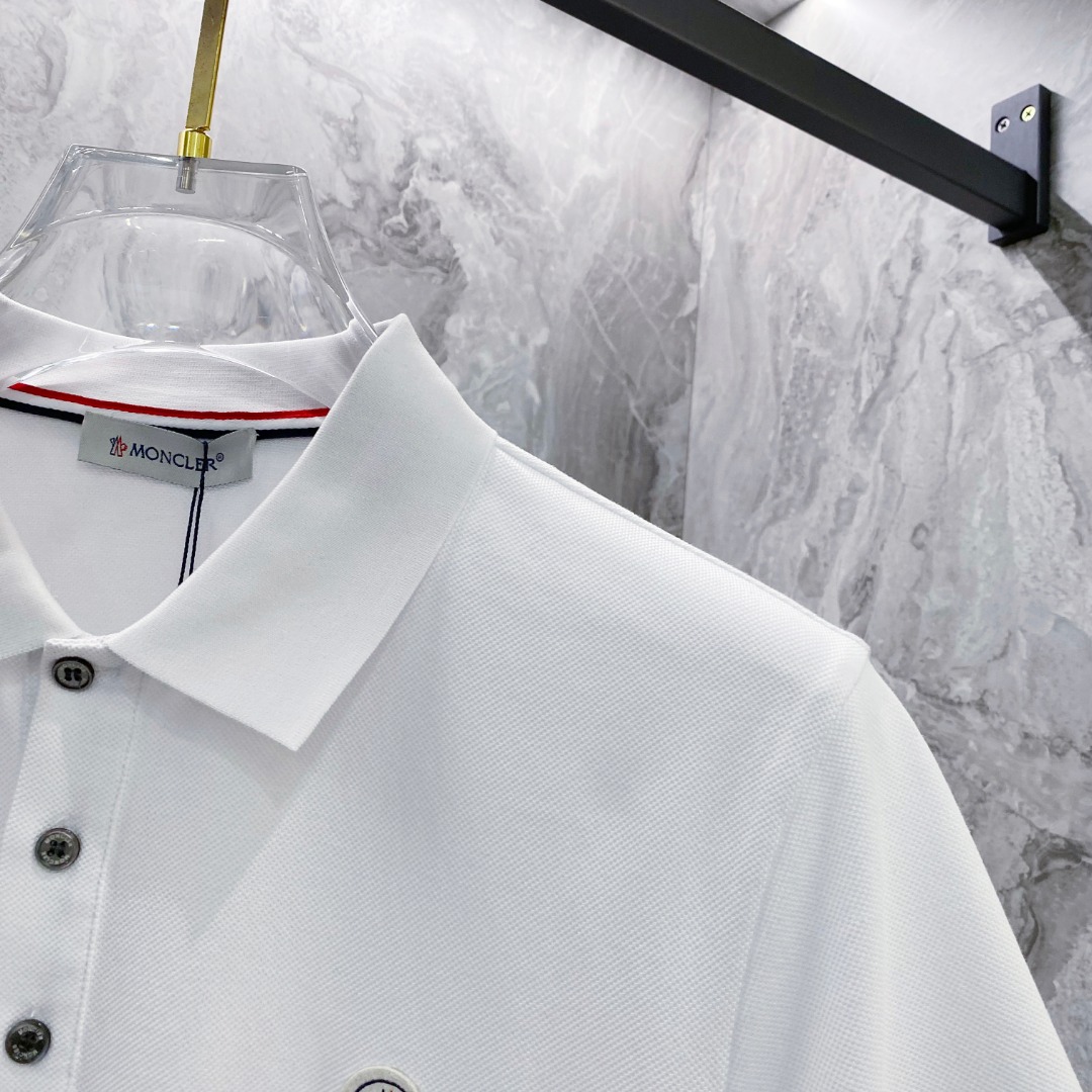 蒙口 2026ss夏季新款 logo男士翻领Polo衫！经典商务男款，高端男装的天花板级别的商务男款！简