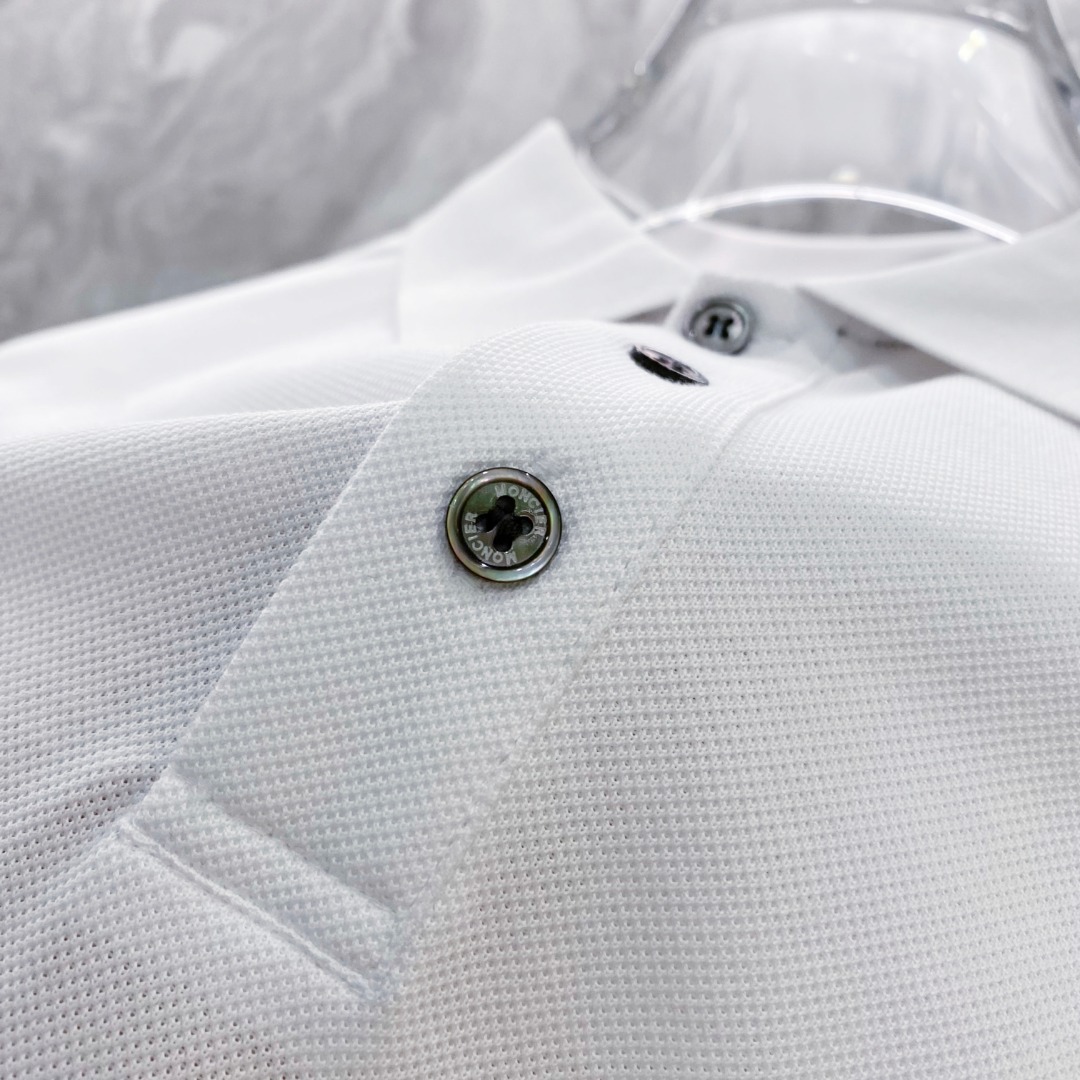 蒙口 2026ss夏季新款 logo男士翻领Polo衫！经典商务男款，高端男装的天花板级别的商务男款！简