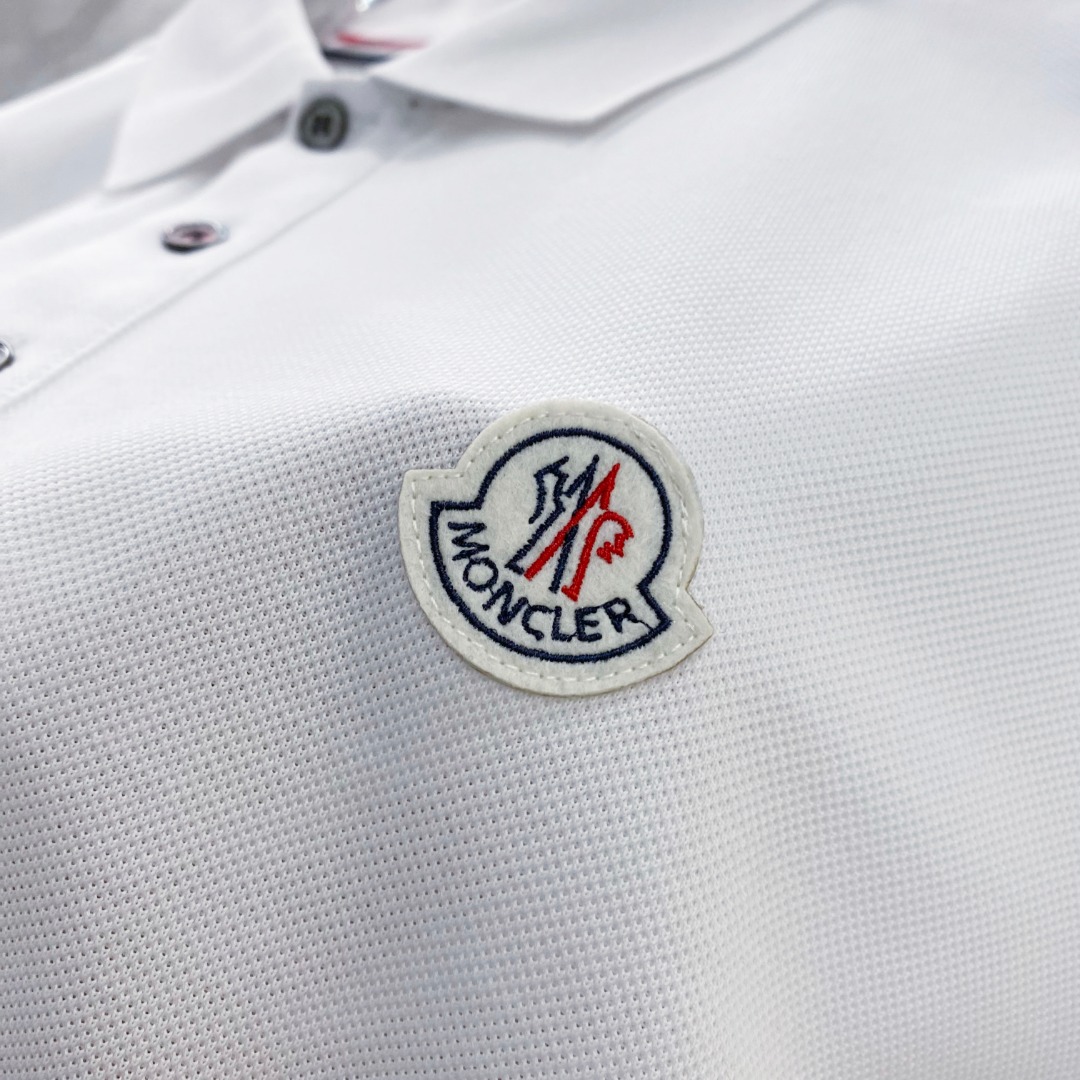 蒙口 2026ss夏季新款 logo男士翻领Polo衫！经典商务男款，高端男装的天花板级别的商务男款！简