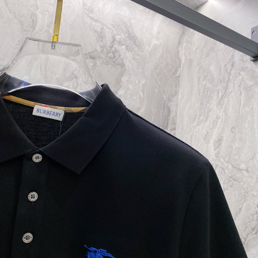 巴宝莉 2026ss夏季新款 logo男士翻领Polo衫！经典商务男款，高端男装的天花板级别的商务男款！