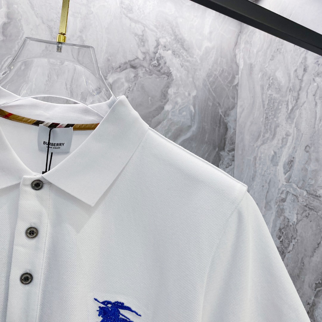 巴宝莉 2026ss夏季新款 logo男士翻领Polo衫！经典商务男款，高端男装的天花板级别的商务男款！