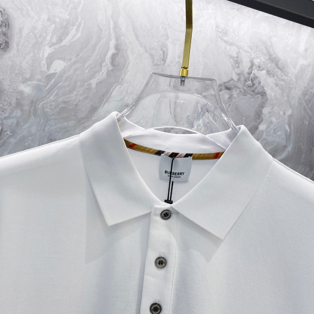 巴宝莉 2026ss夏季新款 logo男士翻领Polo衫！经典商务男款，高端男装的天花板级别的商务男款！