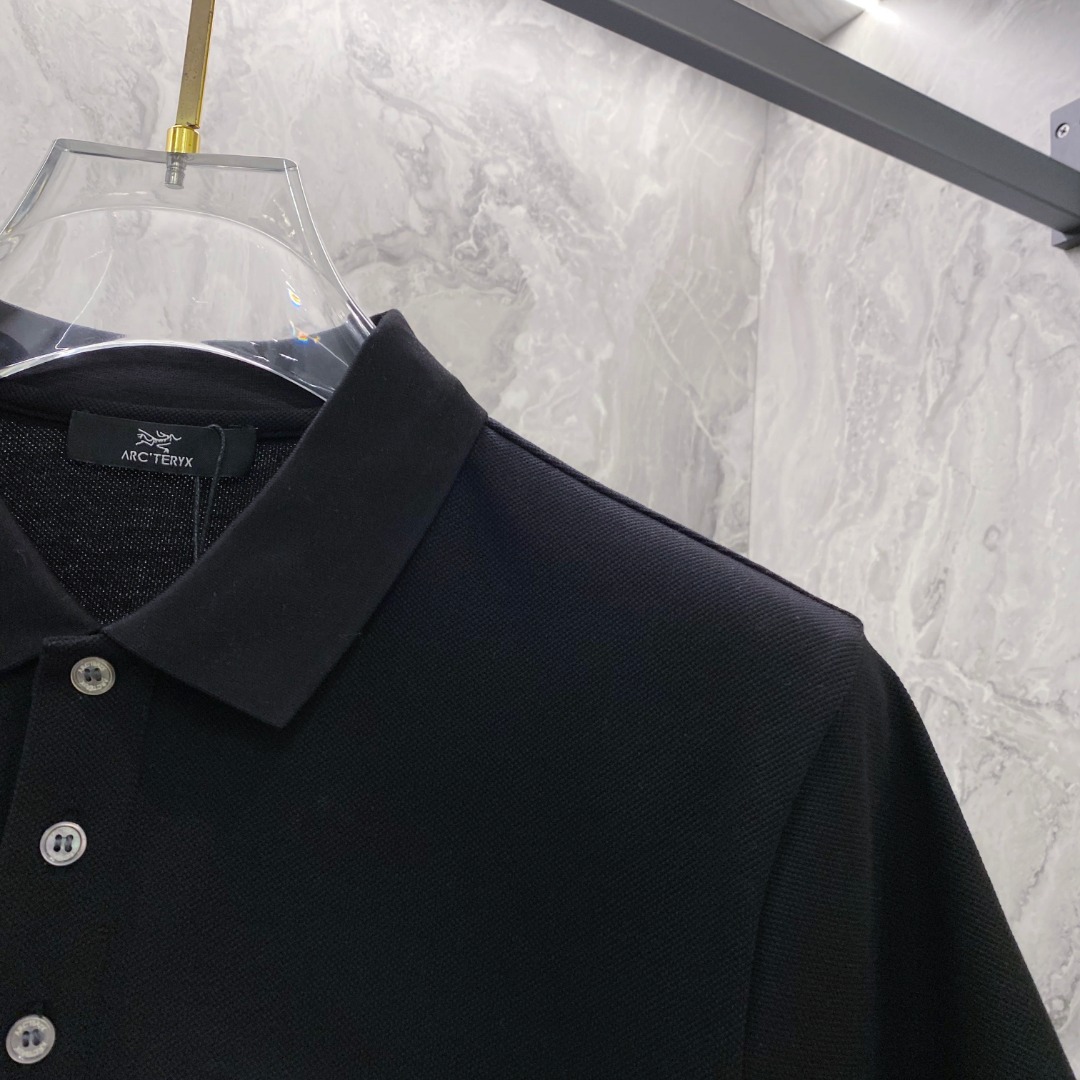 始祖鸟 2026ss夏季新款 logo男士翻领Polo衫！经典商务男款，高端男装的天花板级别的商务男款！