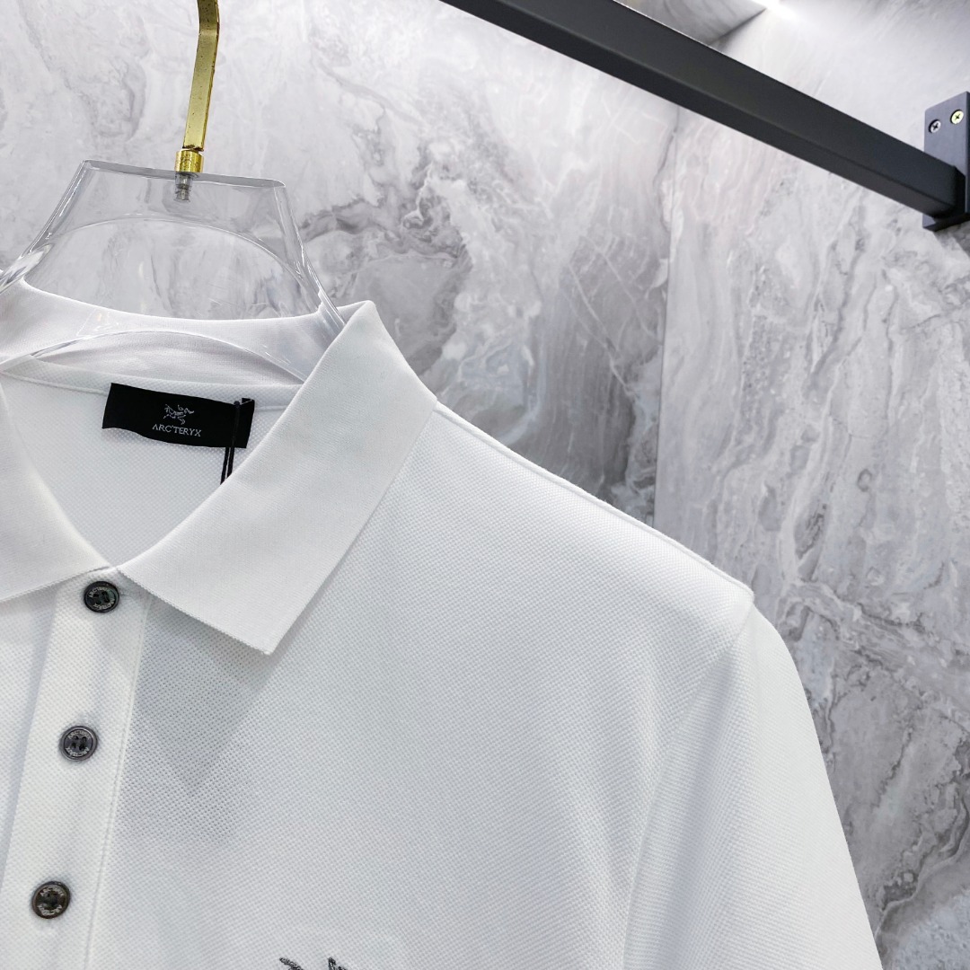 始祖鸟 2026ss夏季新款 logo男士翻领Polo衫！经典商务男款，高端男装的天花板级别的商务男款！