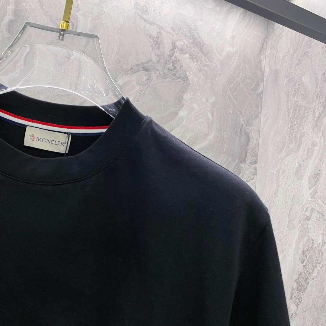 蒙口 2026夏装新款男女同款👫短袖T恤，！定制专属纯棉面料，定制原版工艺螺纹，胸前重工字母logo工艺