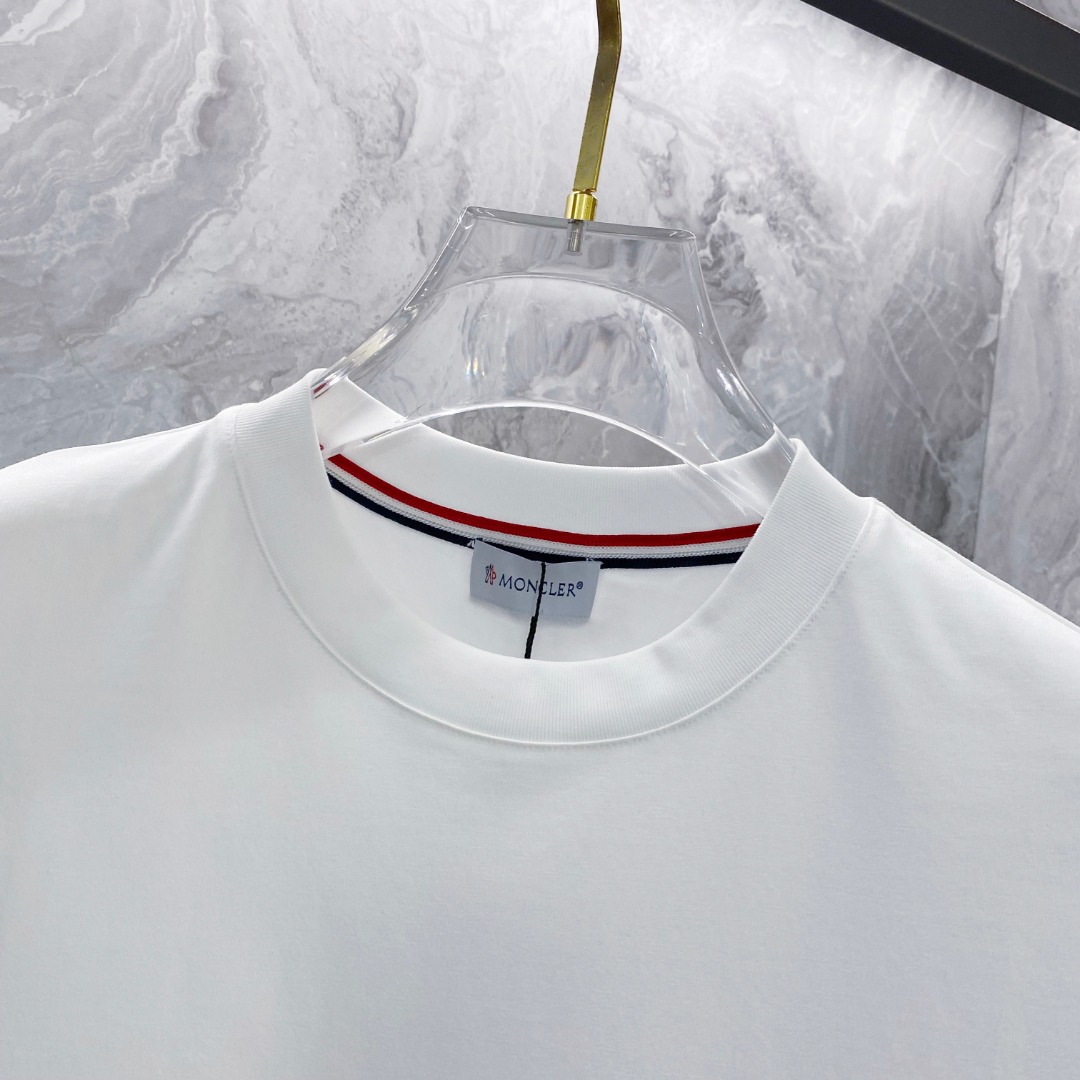 蒙口 2026夏装新款男女同款👫短袖T恤，！定制专属纯棉面料，定制原版工艺螺纹，胸前重工字母logo工艺