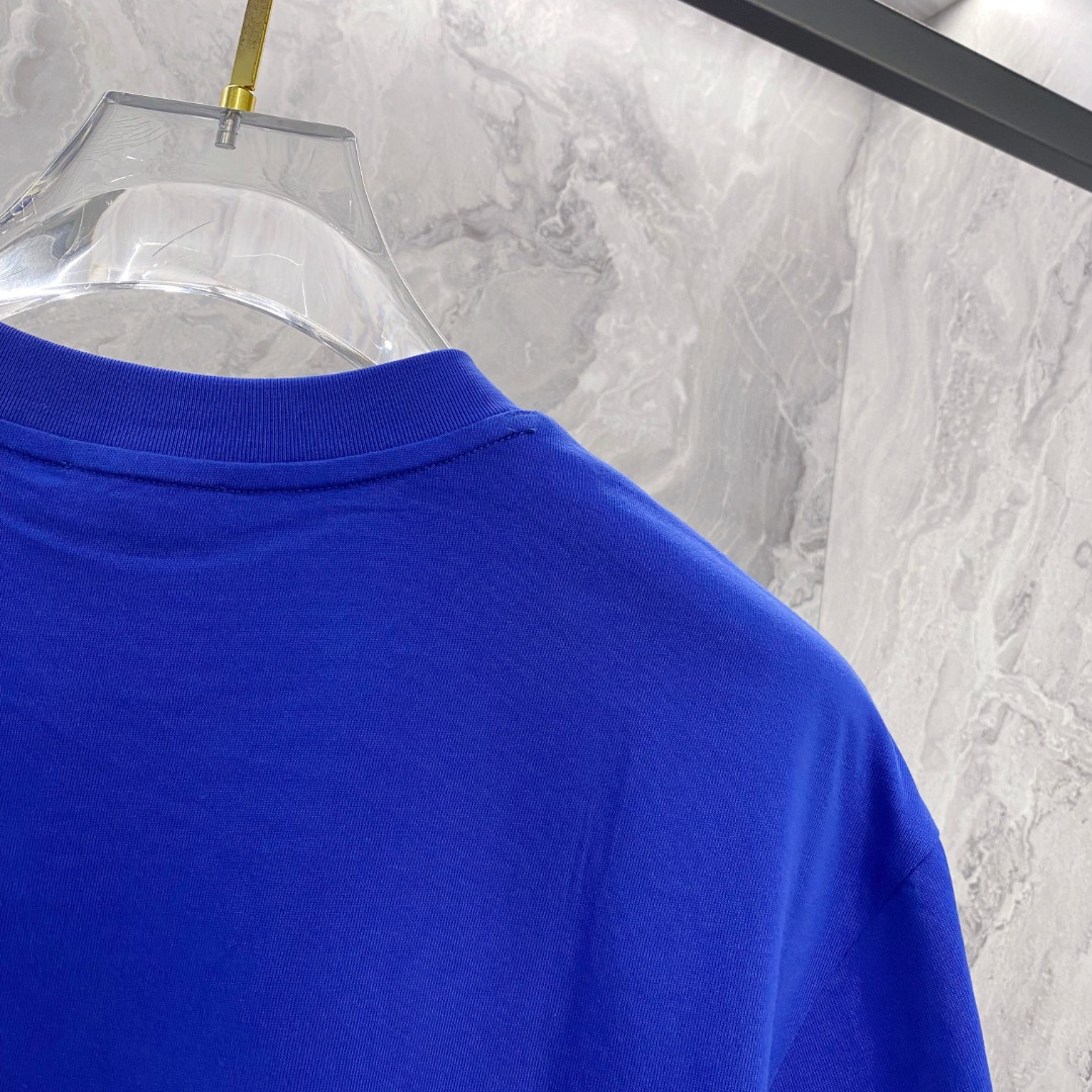 蒙口 2026夏装新款男女同款👫短袖T恤，！定制专属纯棉面料，定制原版工艺螺纹，胸前重工字母logo工艺