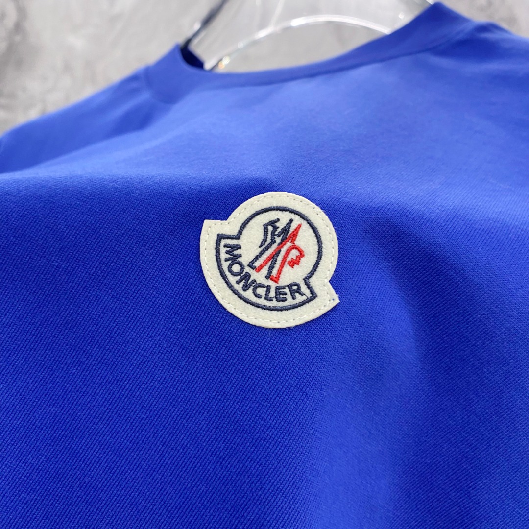 蒙口 2026夏装新款男女同款👫短袖T恤，！定制专属纯棉面料，定制原版工艺螺纹，胸前重工字母logo工艺