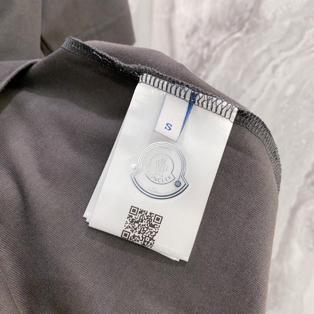 蒙口 2026夏装新款男女同款👫短袖T恤，！定制专属纯棉面料，定制原版工艺螺纹，胸前重工字母logo工艺