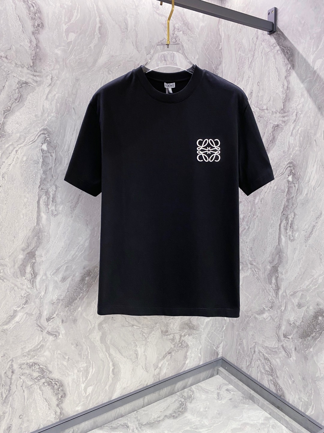 罗意威 夏装新款男女同款👫短袖T恤，！定制专属纯棉面料，定制原版工艺螺纹，胸前重工字母logo工艺设计！