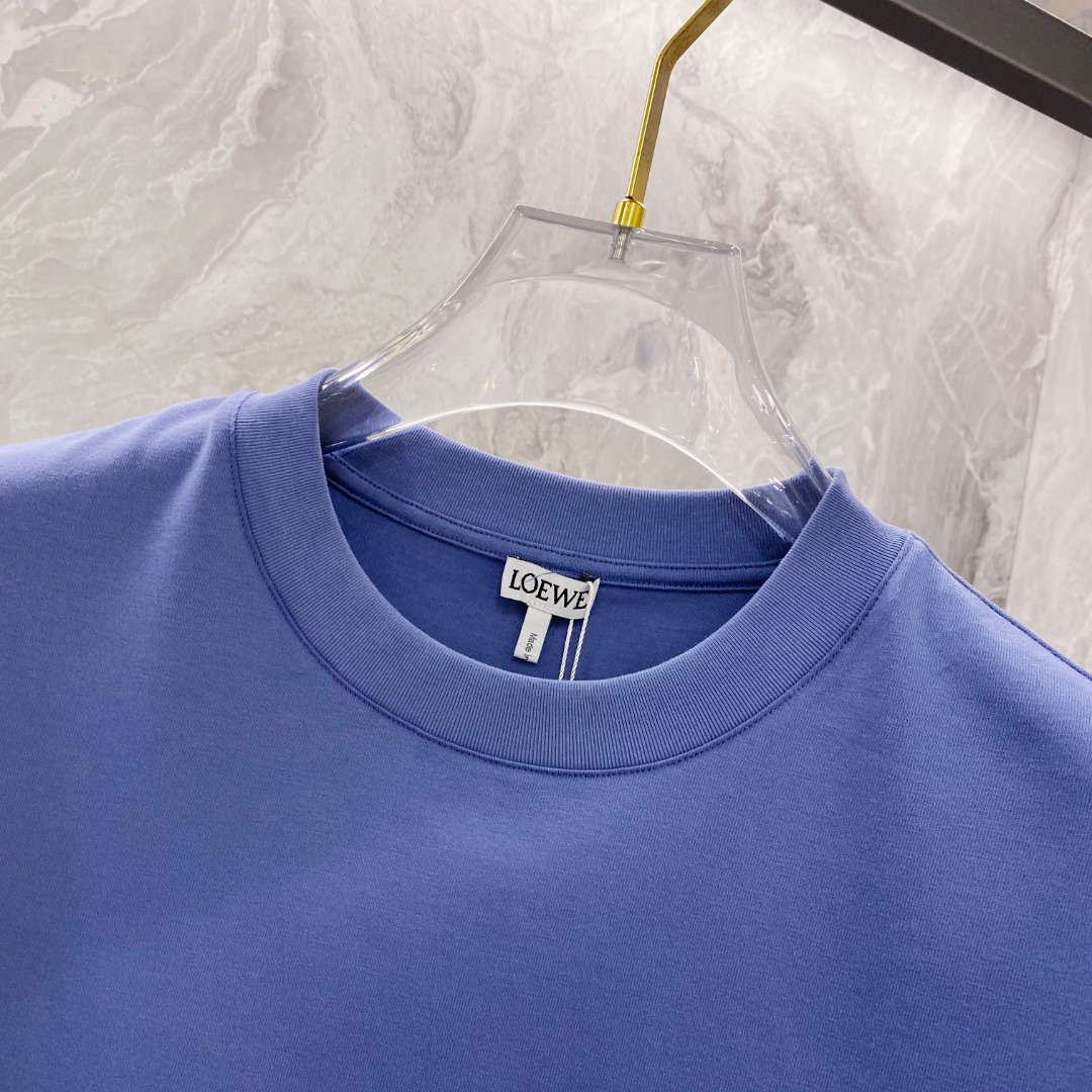 罗意威 夏装新款男女同款👫短袖T恤，！定制专属纯棉面料，定制原版工艺螺纹，胸前重工字母logo工艺设计！