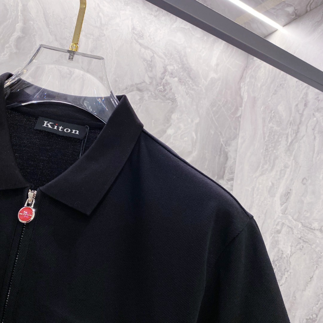 kiton 2025ss夏季新款 logo男士翻领Polo衫!经典商务男款,高端男装的天花板级别的商务
