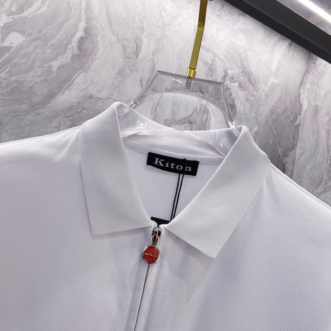 kiton 2025ss夏季新款 logo男士翻领Polo衫!经典商务男款,高端男装的天花板级别的商务