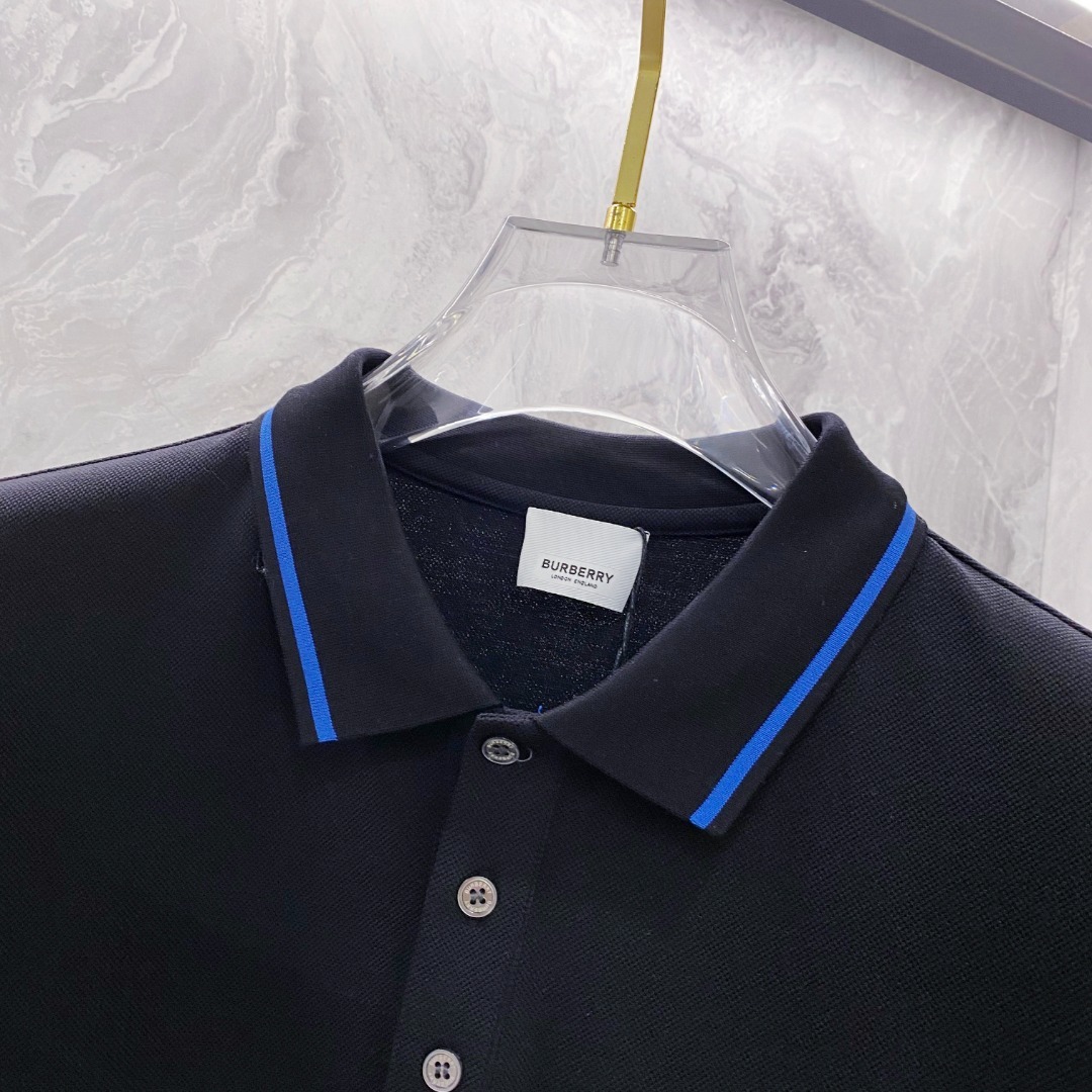 巴宝莉 2025ss夏季新款 logo男士翻领Polo衫!经典商务男款,高端男装的天花板级别的商务男
