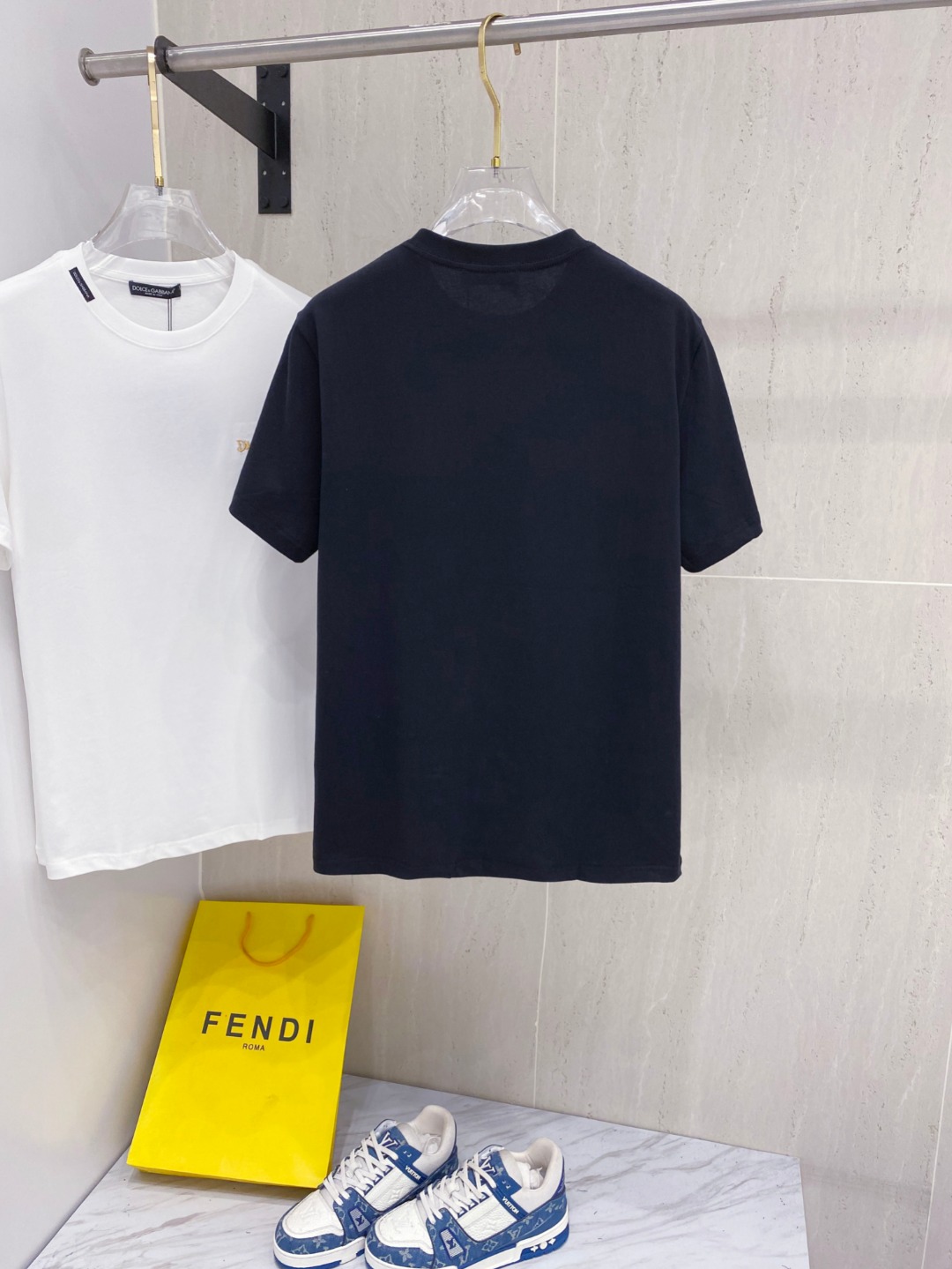 杜嘉班*D&G 25SS春夏新款首发专柜最新款短袖圆领T恤 高端订制 设计前卫时尚！品牌logo重工艺设