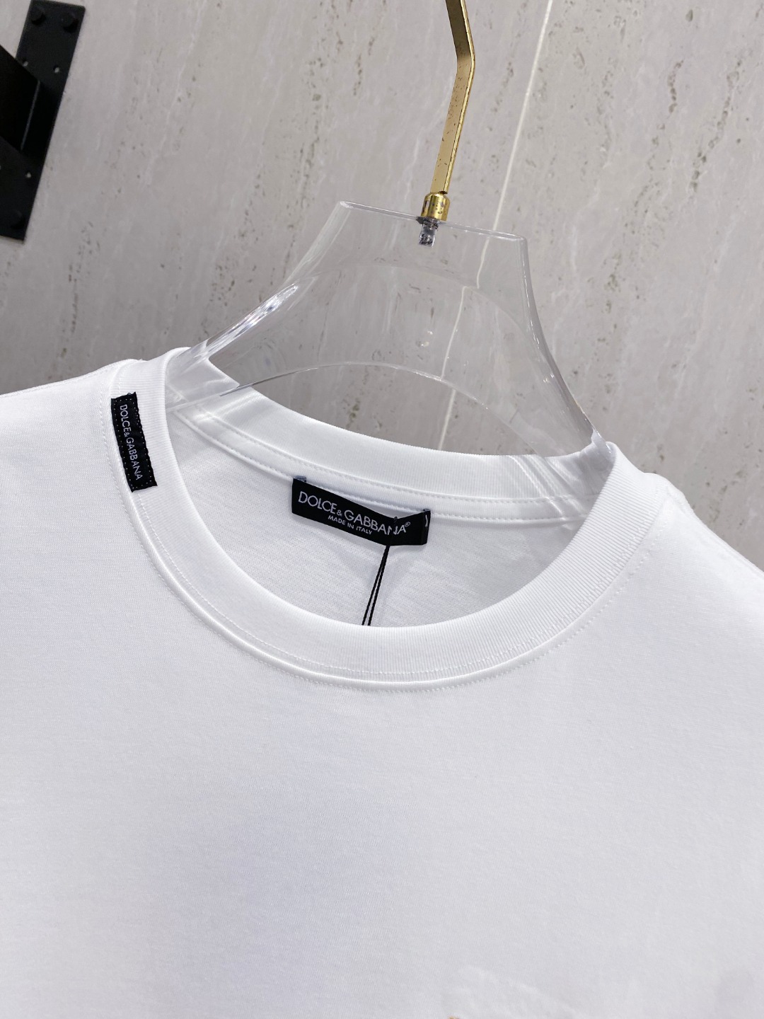 杜嘉班*D&G 25SS春夏新款首发专柜最新款短袖圆领T恤 高端订制 设计前卫时尚！品牌logo重工艺设