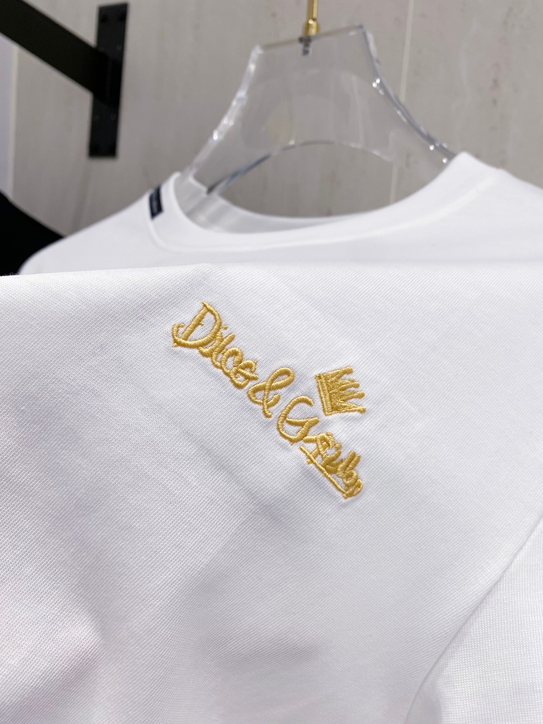 杜嘉班*D&G 25SS春夏新款首发专柜最新款短袖圆领T恤 高端订制 设计前卫时尚！品牌logo重工艺设