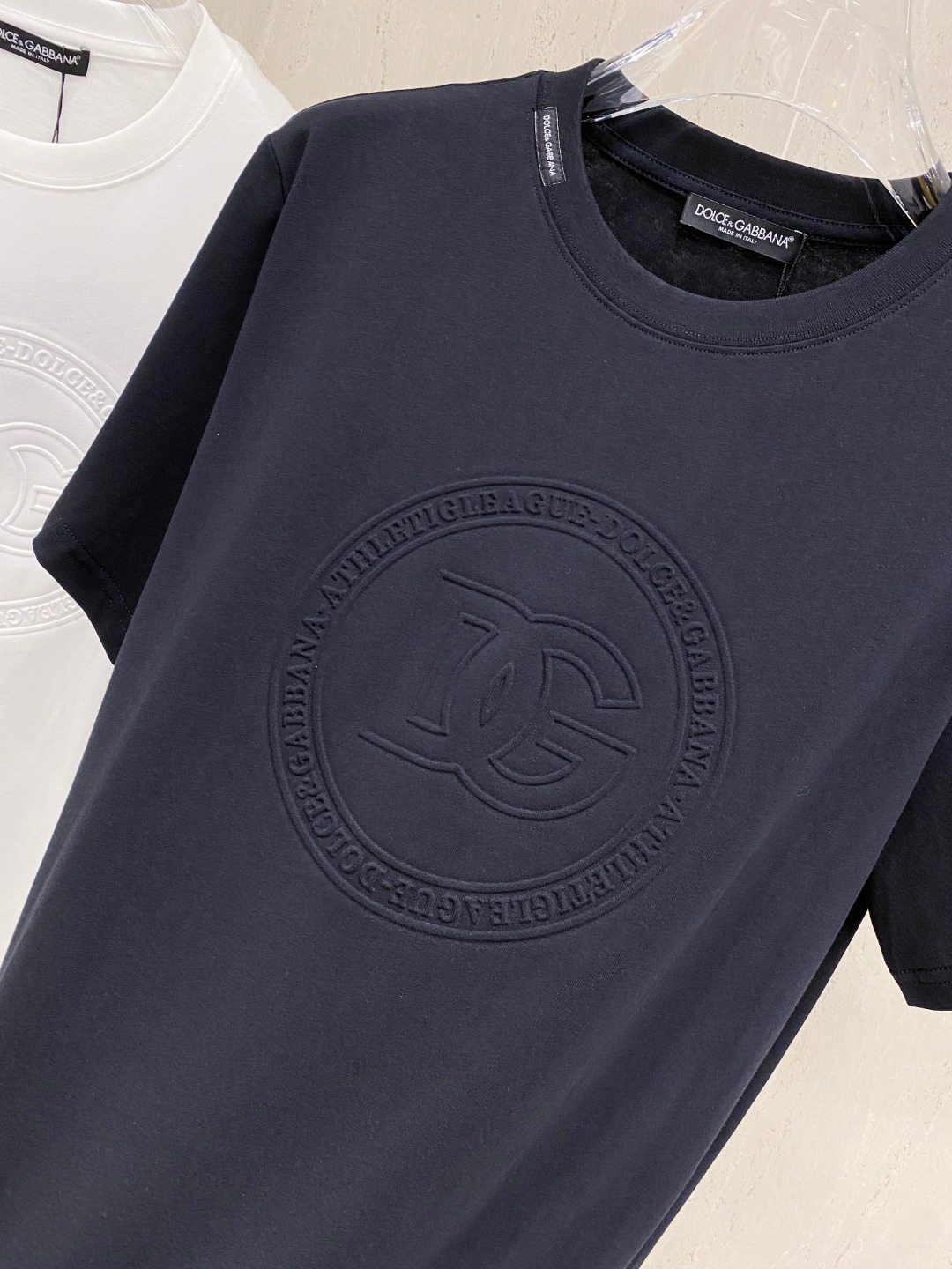 杜嘉班*D&G 25SS春夏新款首发专柜最新款短袖圆领T恤 高端订制 设计前卫时尚！品牌logo重工艺设