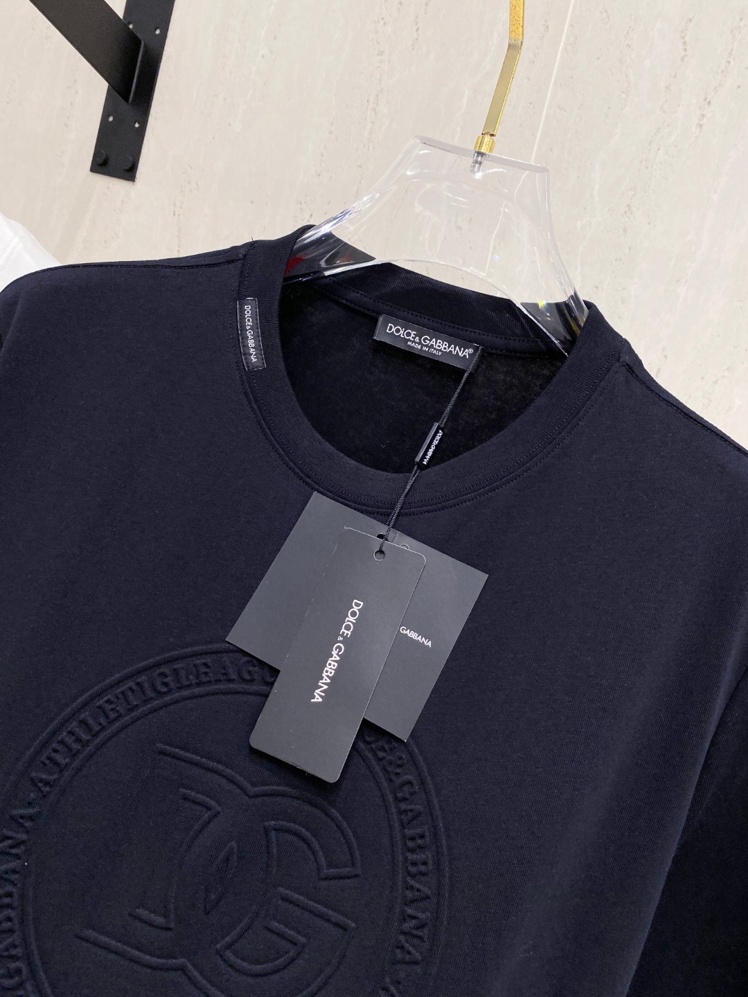 杜嘉班*D&G 25SS春夏新款首发专柜最新款短袖圆领T恤 高端订制 设计前卫时尚！品牌logo重工艺设