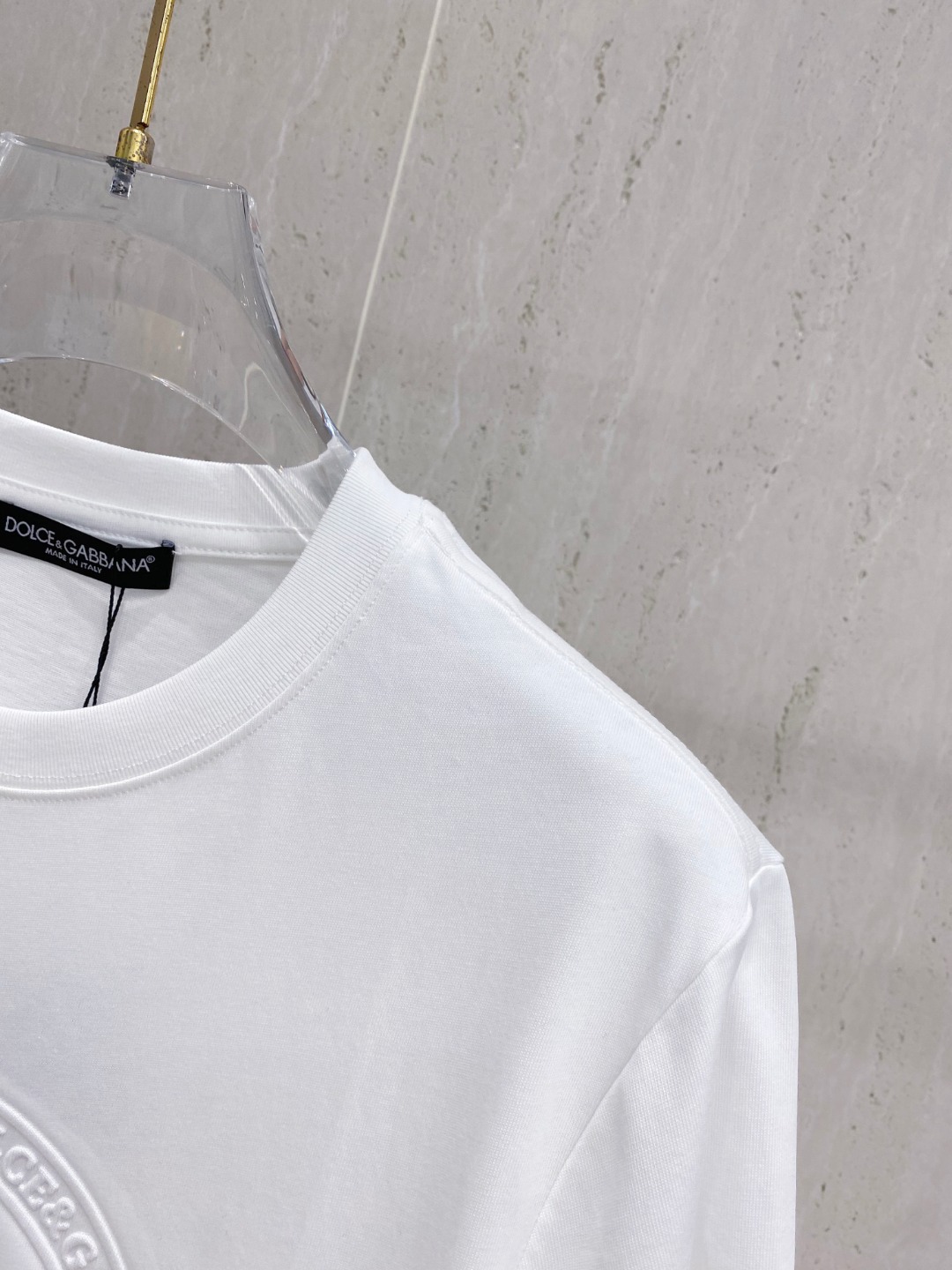杜嘉班*D&G 25SS春夏新款首发专柜最新款短袖圆领T恤 高端订制 设计前卫时尚！品牌logo重工艺设