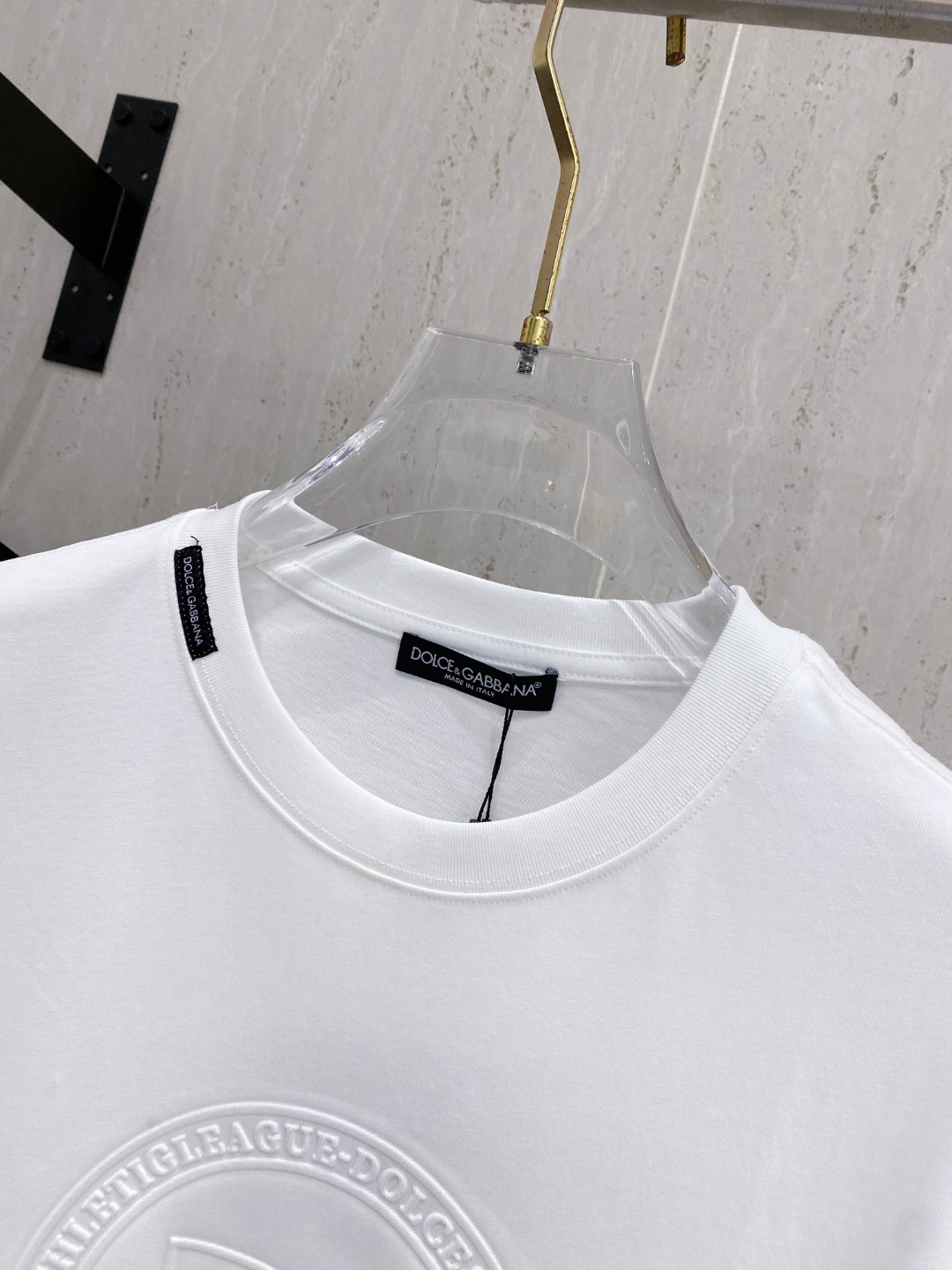 杜嘉班*D&G 25SS春夏新款首发专柜最新款短袖圆领T恤 高端订制 设计前卫时尚！品牌logo重工艺设