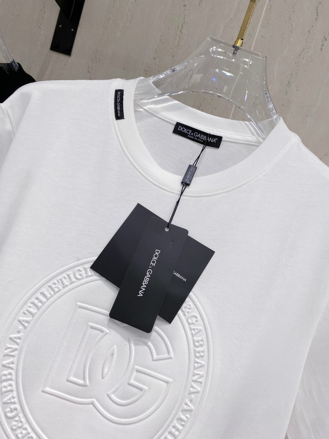 杜嘉班*D&G 25SS春夏新款首发专柜最新款短袖圆领T恤 高端订制 设计前卫时尚！品牌logo重工艺设