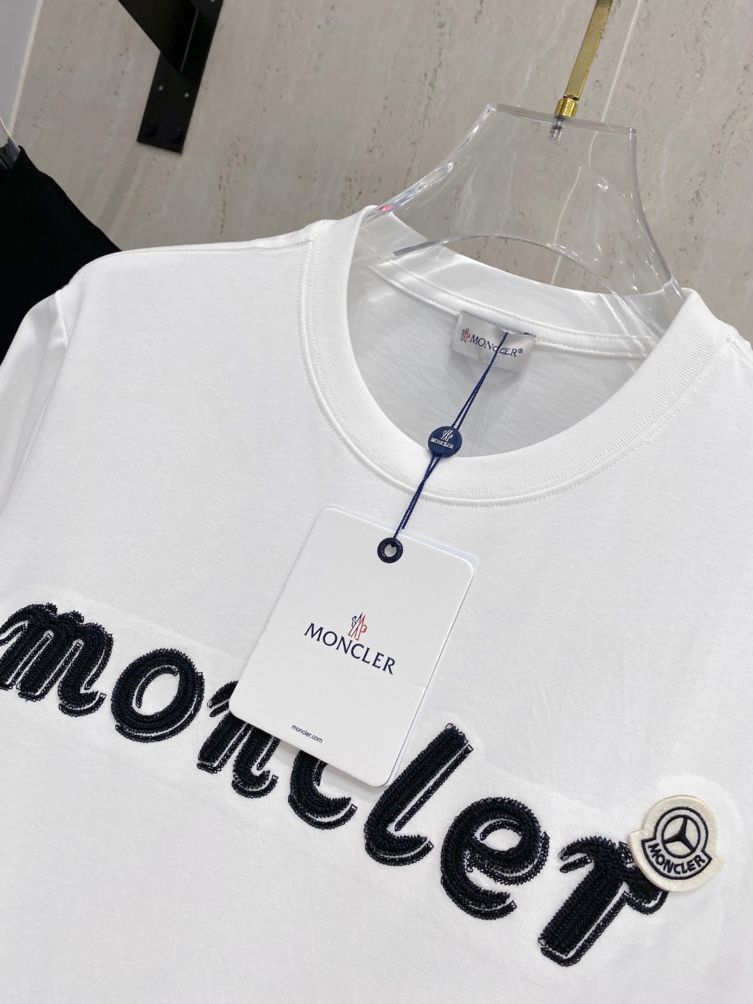 蒙*Moncler 25SS春夏新款首发专柜最新款短袖圆领T恤 高端订制 设计前卫时尚！品牌logo重工