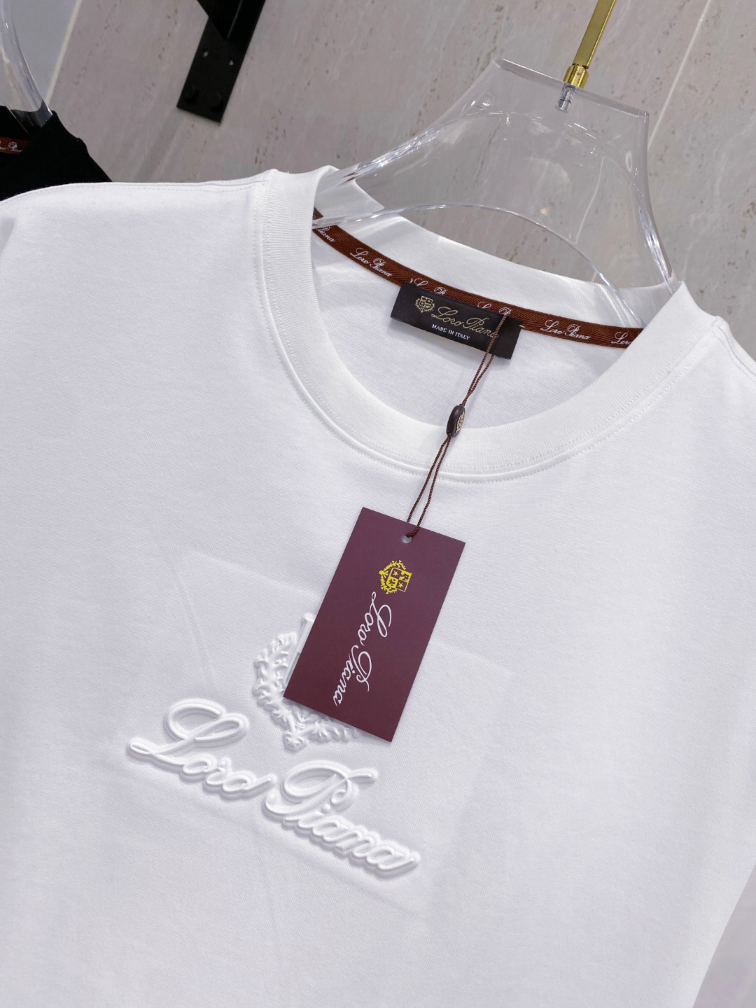 Loro Piana诺悠翩雅 25SS春夏新款首发专柜最新款短袖圆领T恤 高端订制 设计前卫时尚！品牌l