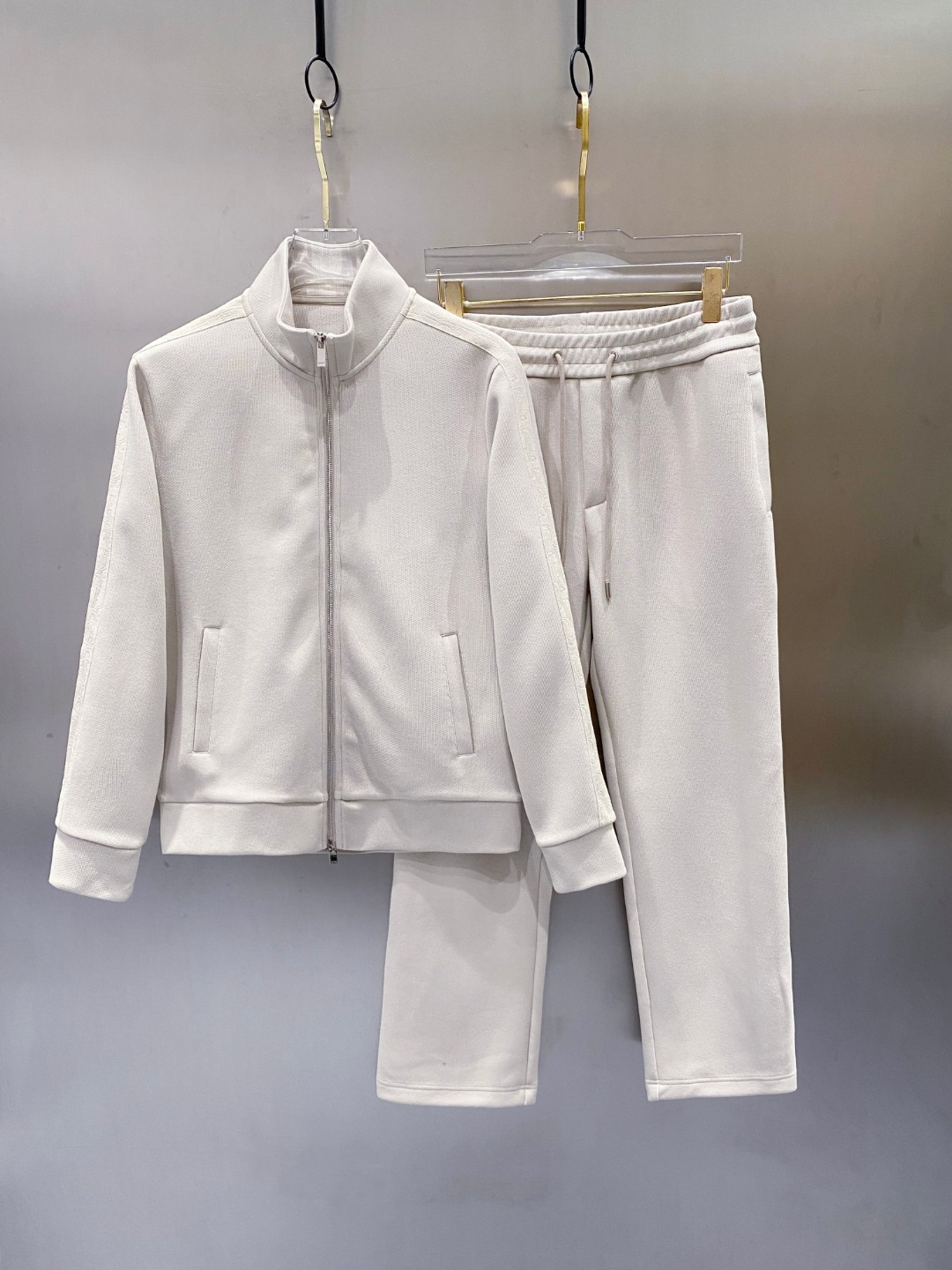 DIOR 2025 Early Autumn Men's Beige Casual Suit with Logo Detailing (M-3XL)