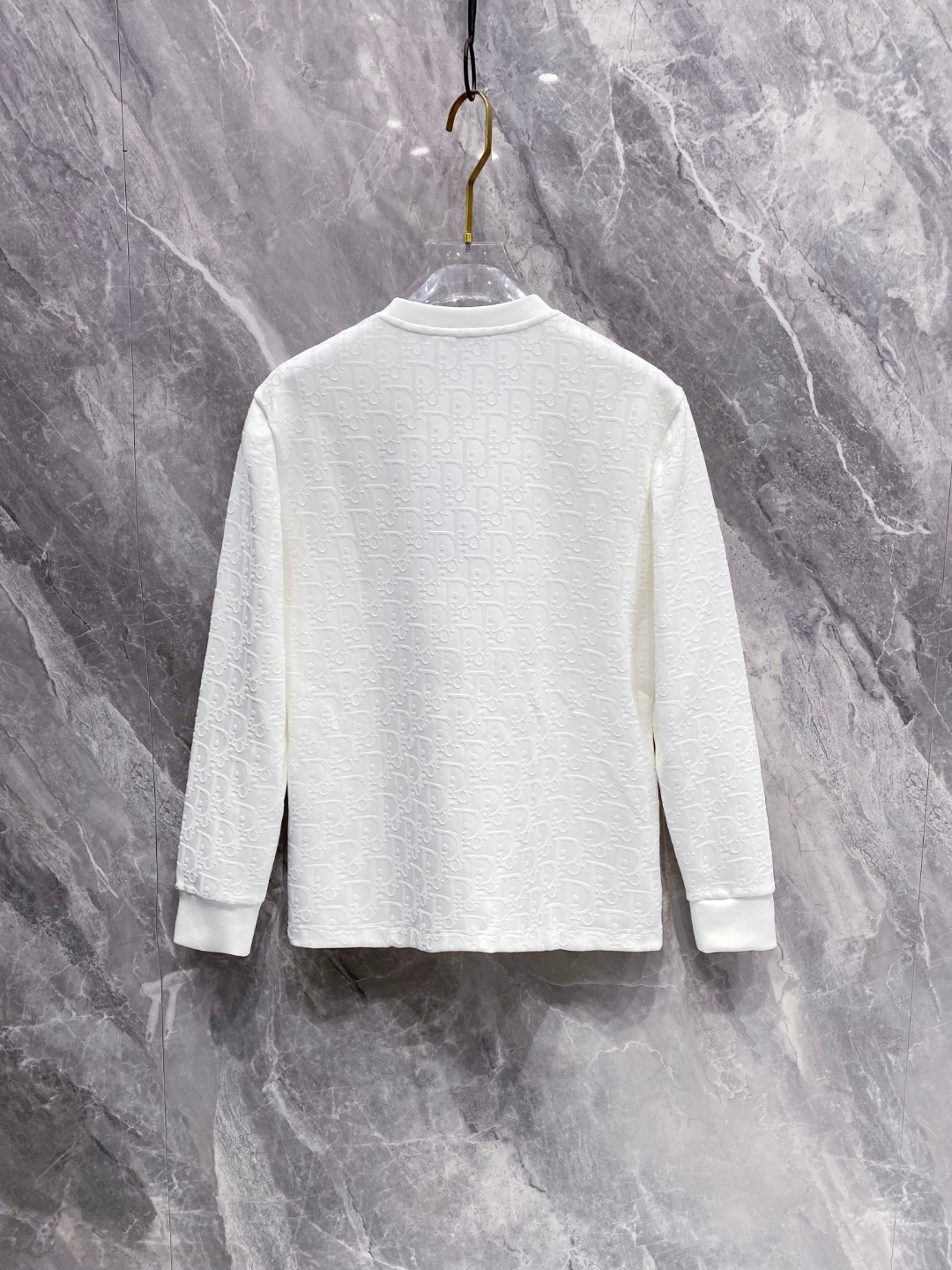 迪奥 2025秋冬专柜新款 时尚休闲打底衫长袖T恤，精选进口高密度双面拉架棉面料，精致原版logo打造，