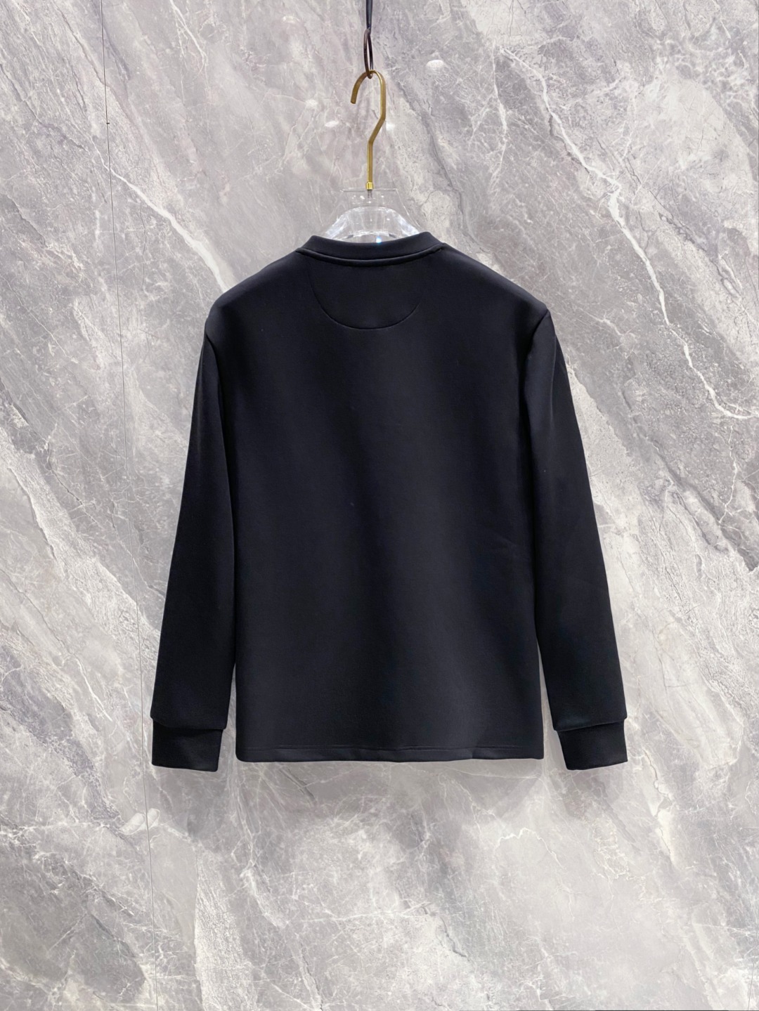 爱马仕 2025秋冬专柜新款 时尚休闲打底衫长袖T恤，精选进口高密度双面拉架棉面料，精致原版logo打造