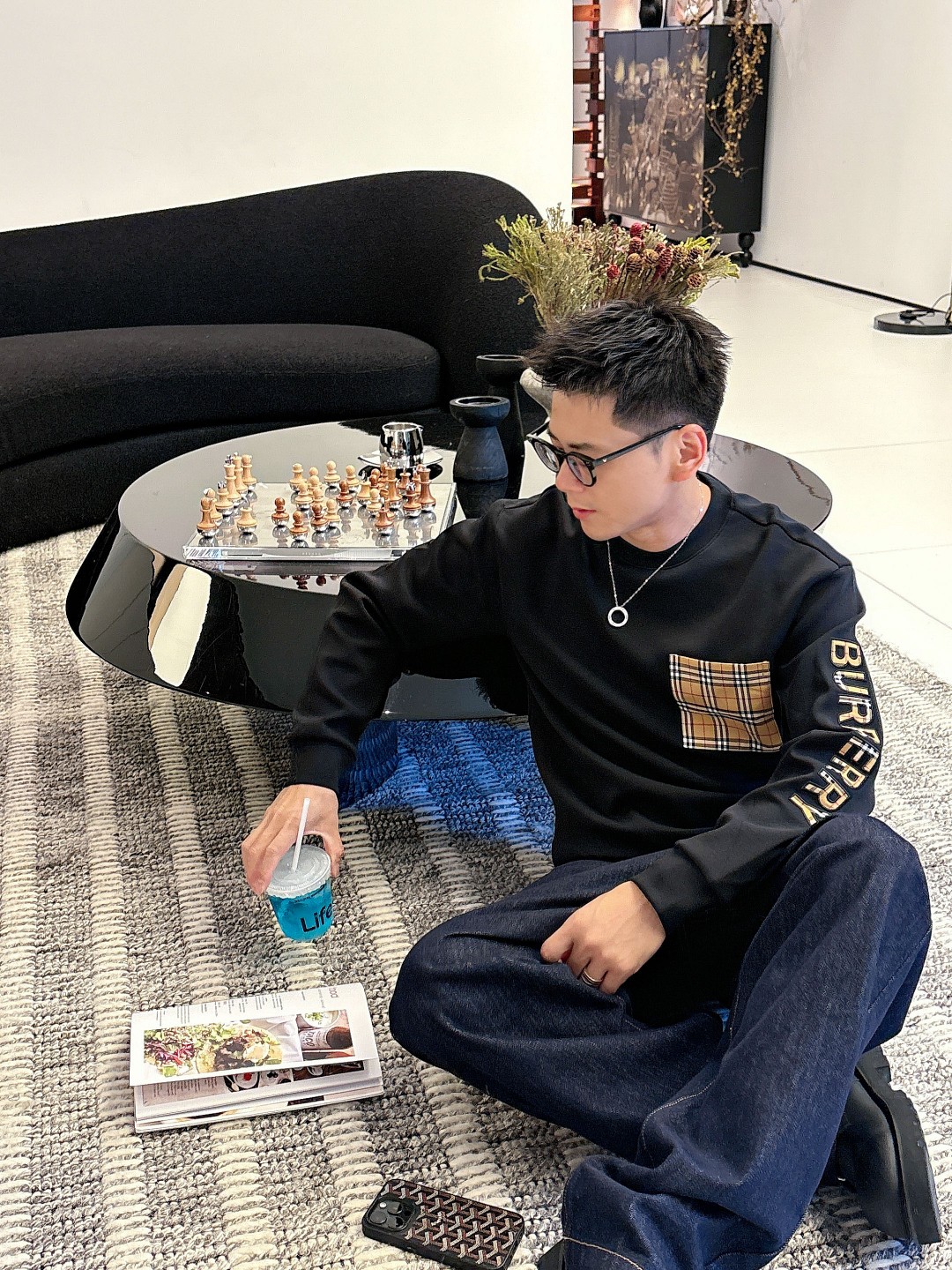 BURBERRY巴宝莉 2025ss秋冬新品 长袖太空棉卫衣，经典Logo设计，百搭款 官网同步发售 定