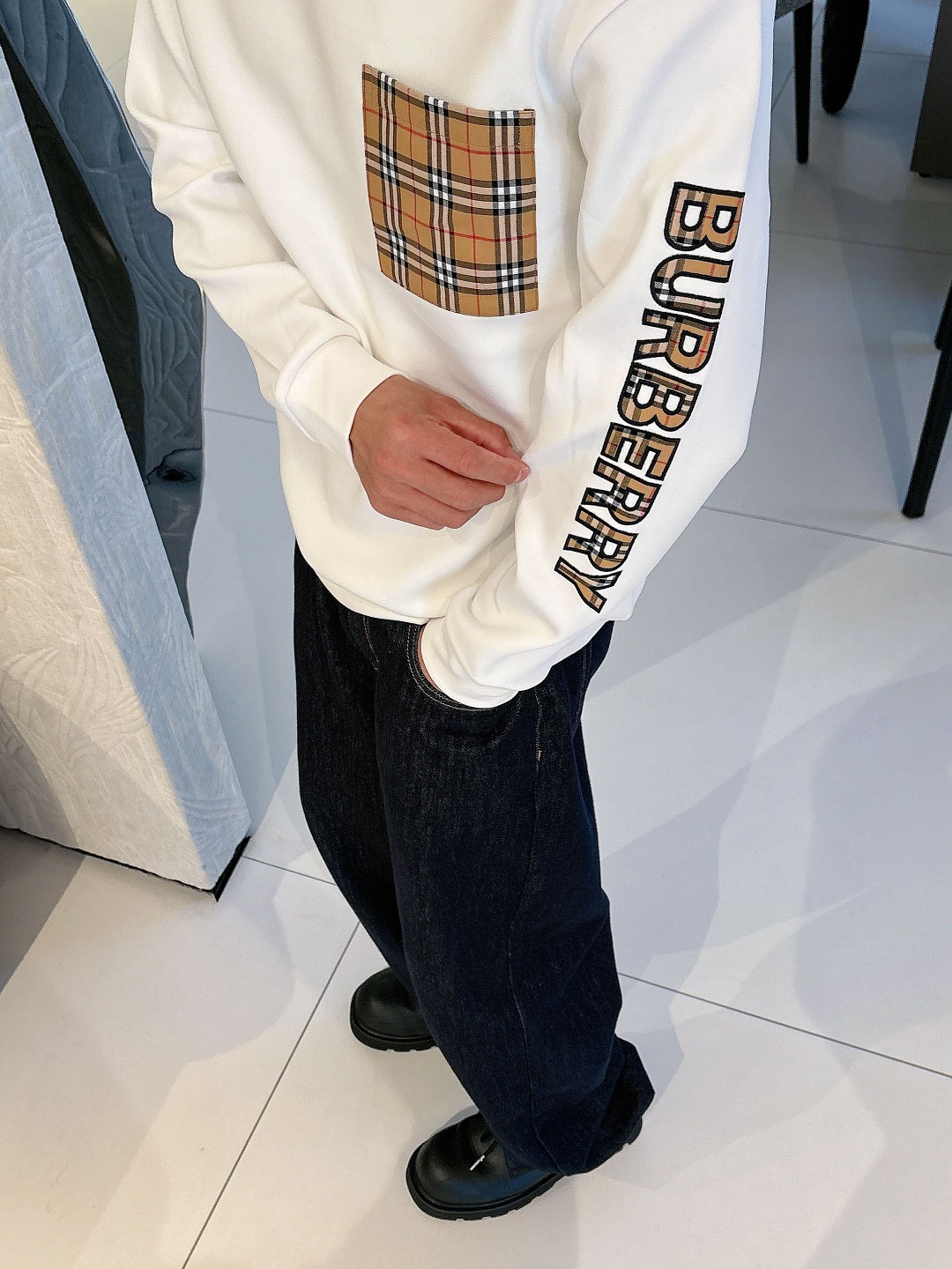 BURBERRY巴宝莉 2025ss秋冬新品 长袖太空棉卫衣，经典Logo设计，百搭款 官网同步发售 定
