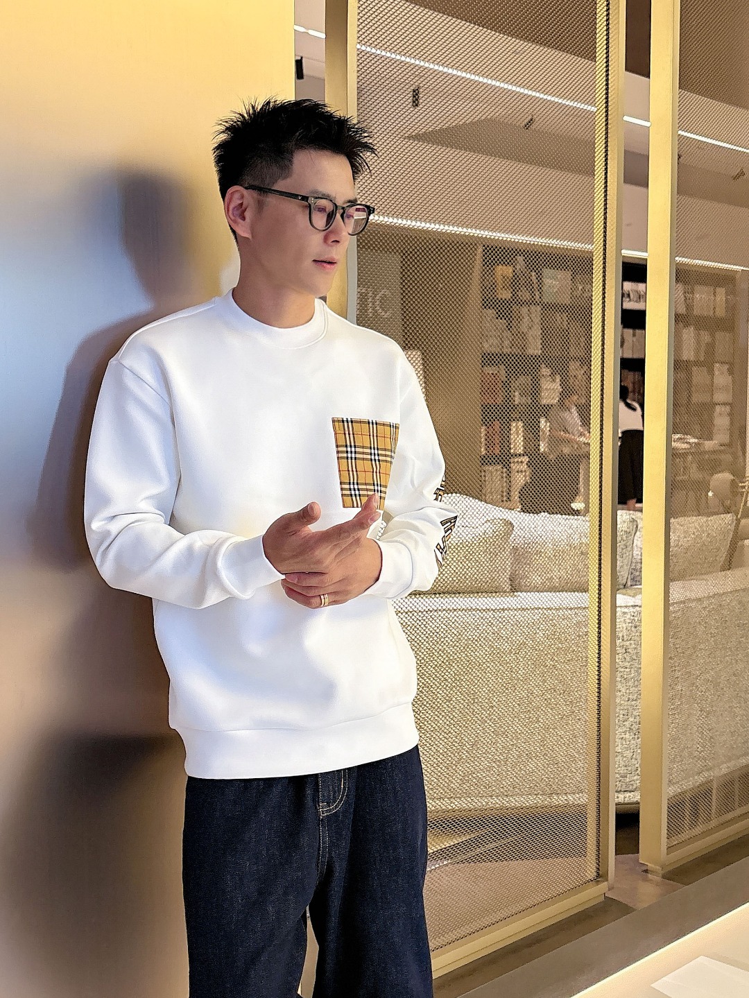 BURBERRY巴宝莉 2025ss秋冬新品 长袖太空棉卫衣，经典Logo设计，百搭款 官网同步发售 定