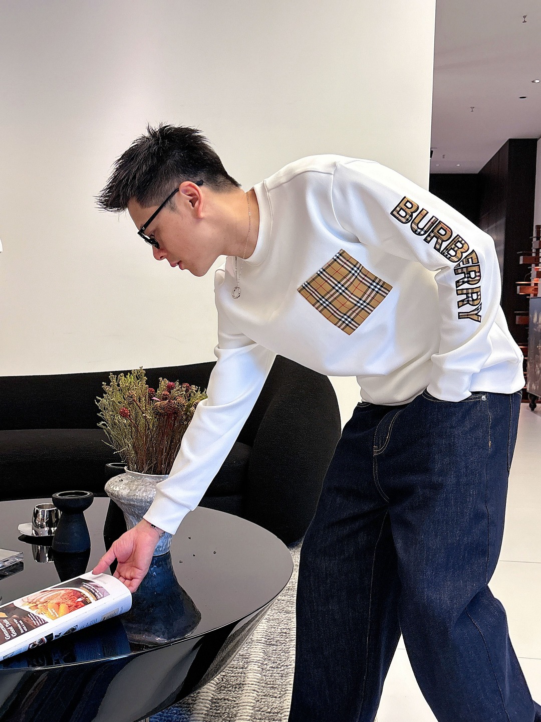 BURBERRY巴宝莉 2025ss秋冬新品 长袖太空棉卫衣，经典Logo设计，百搭款 官网同步发售 定