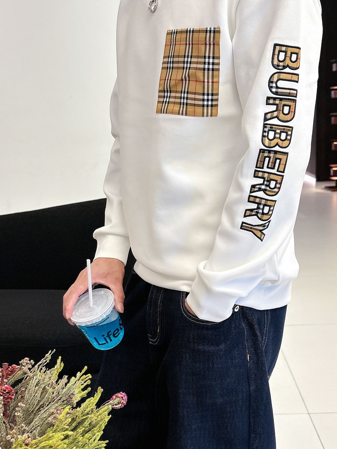 BURBERRY巴宝莉 2025ss秋冬新品 长袖太空棉卫衣，经典Logo设计，百搭款 官网同步发售 定