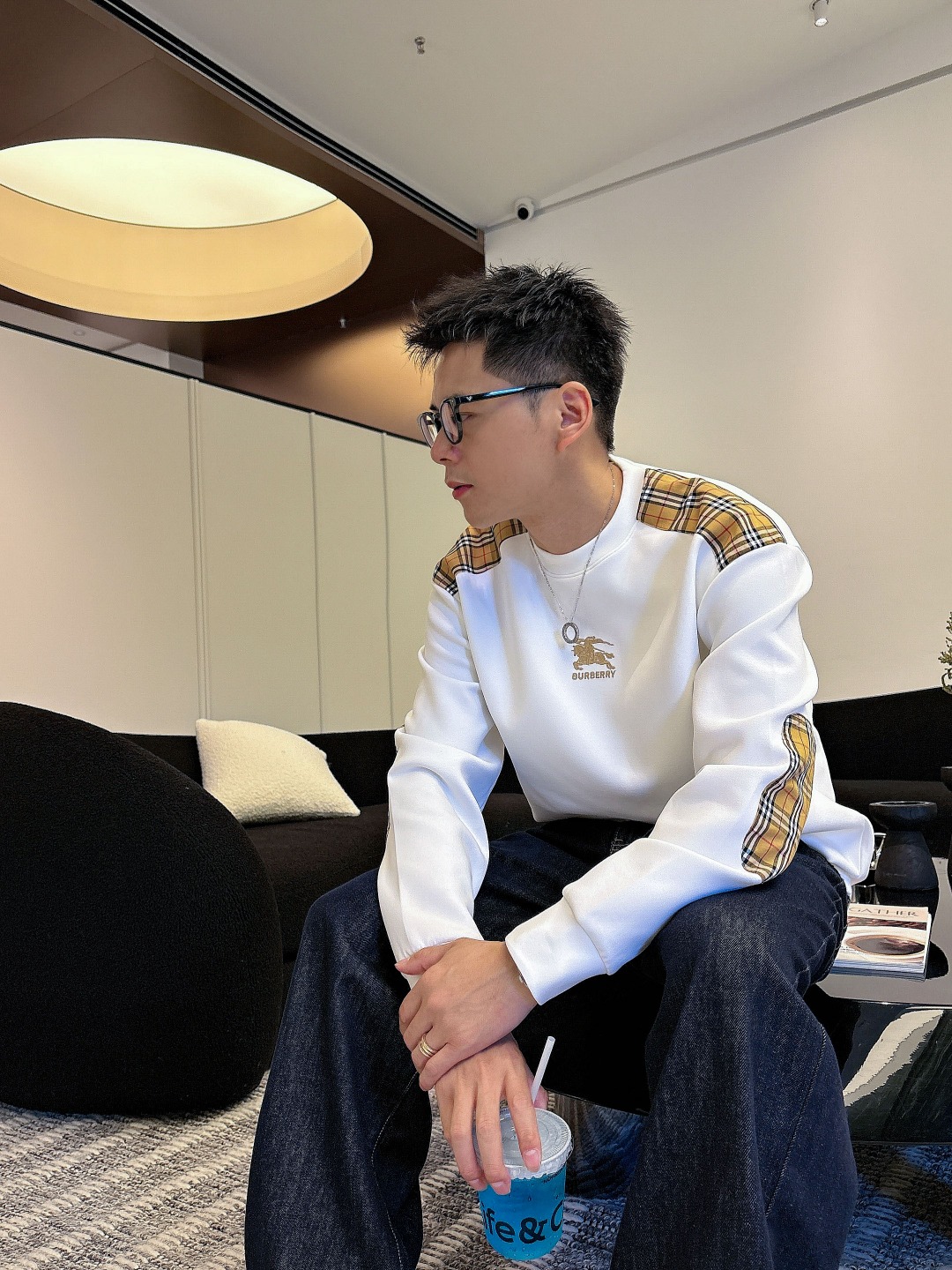 BURBERRY巴宝莉 2025ss秋冬新品 长袖太空棉卫衣，经典Logo设计，百搭款 官网同步发售 定